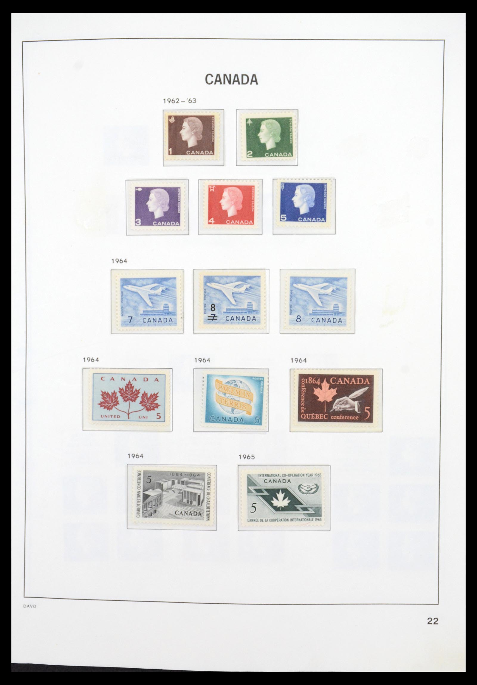 36431 029 - Postzegelverzameling 36431 Canada 1859-2011.