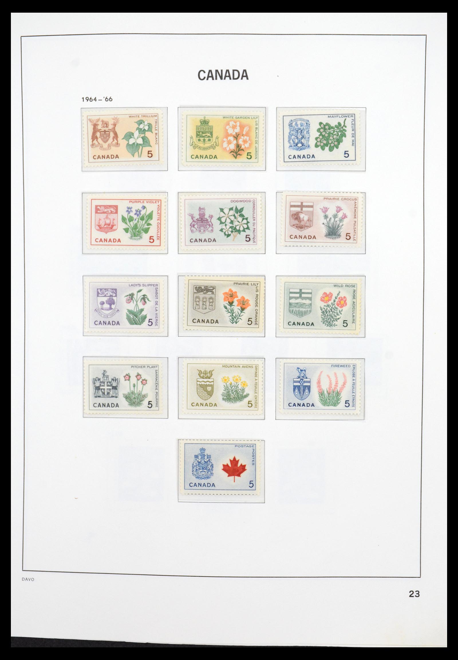 36431 031 - Postzegelverzameling 36431 Canada 1859-2011.