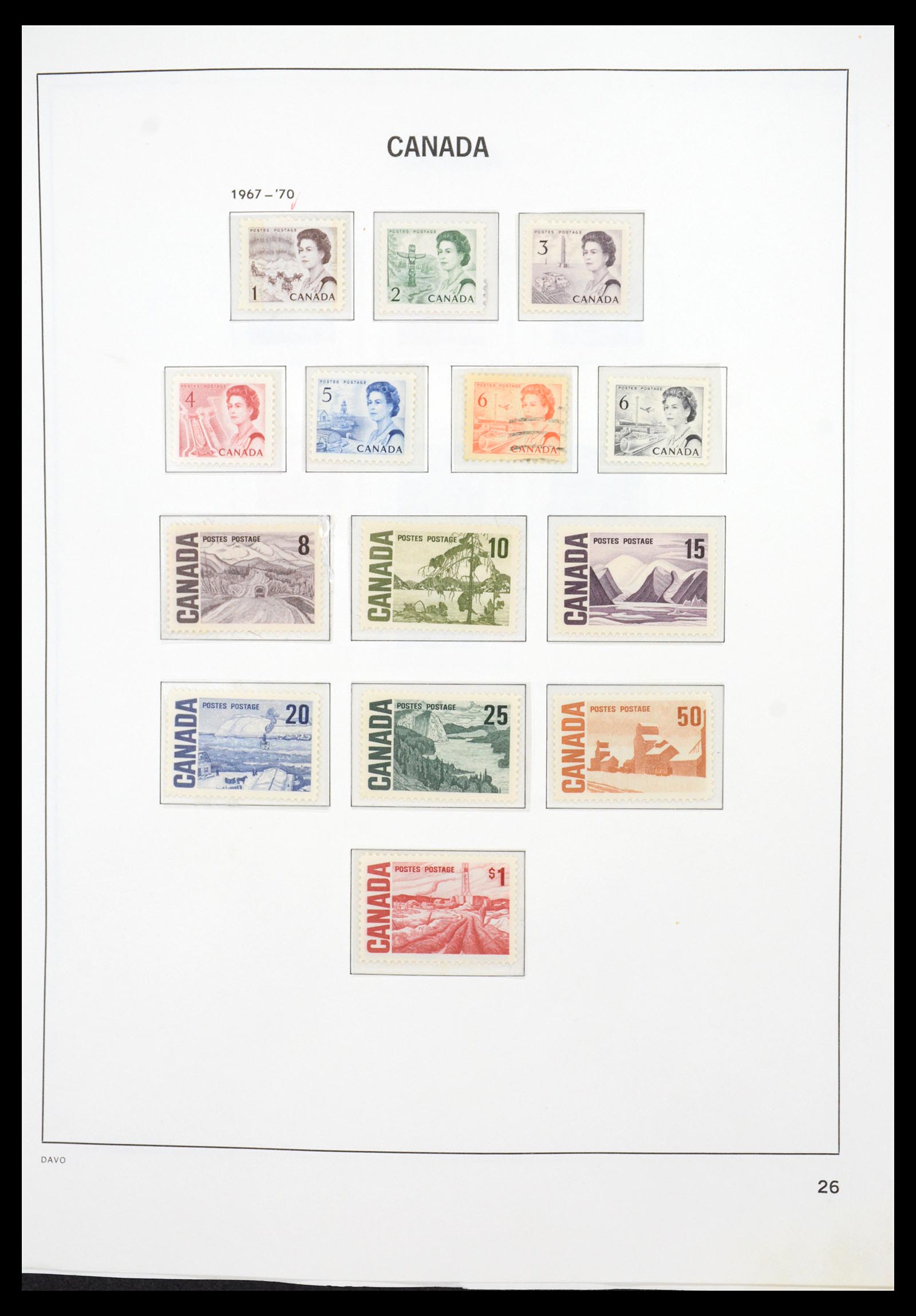 36431 034 - Postzegelverzameling 36431 Canada 1859-2011.