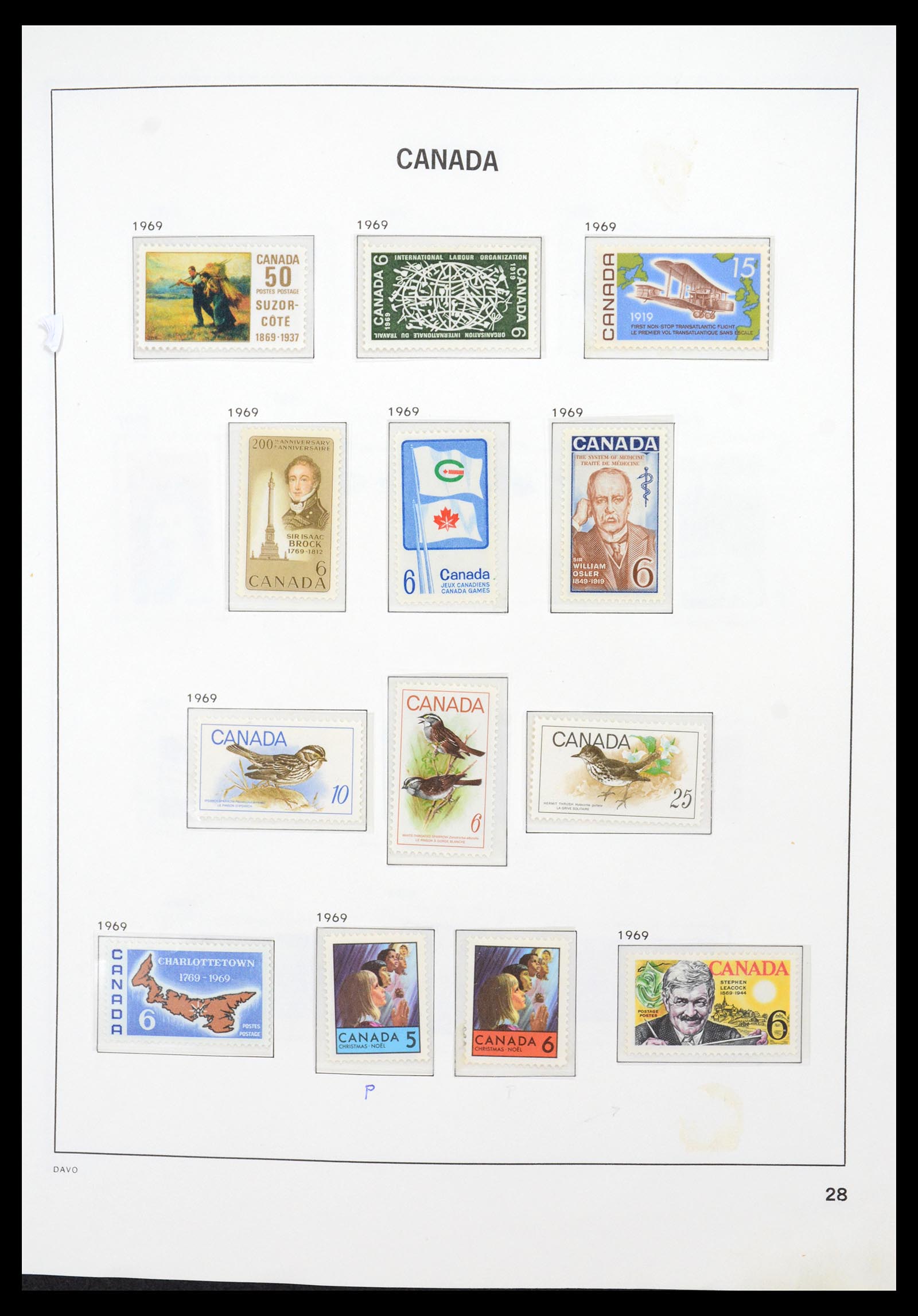 36431 038 - Postzegelverzameling 36431 Canada 1859-2011.