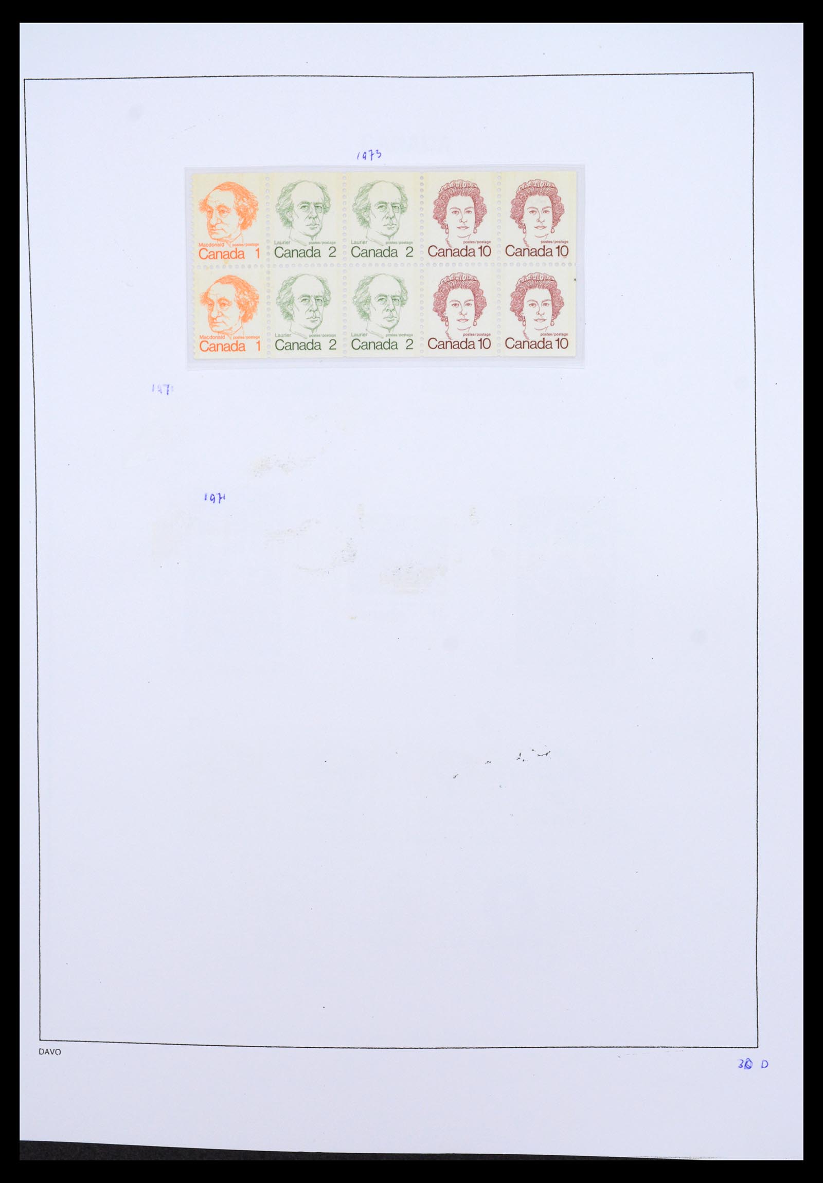 36431 050 - Postzegelverzameling 36431 Canada 1859-2011.