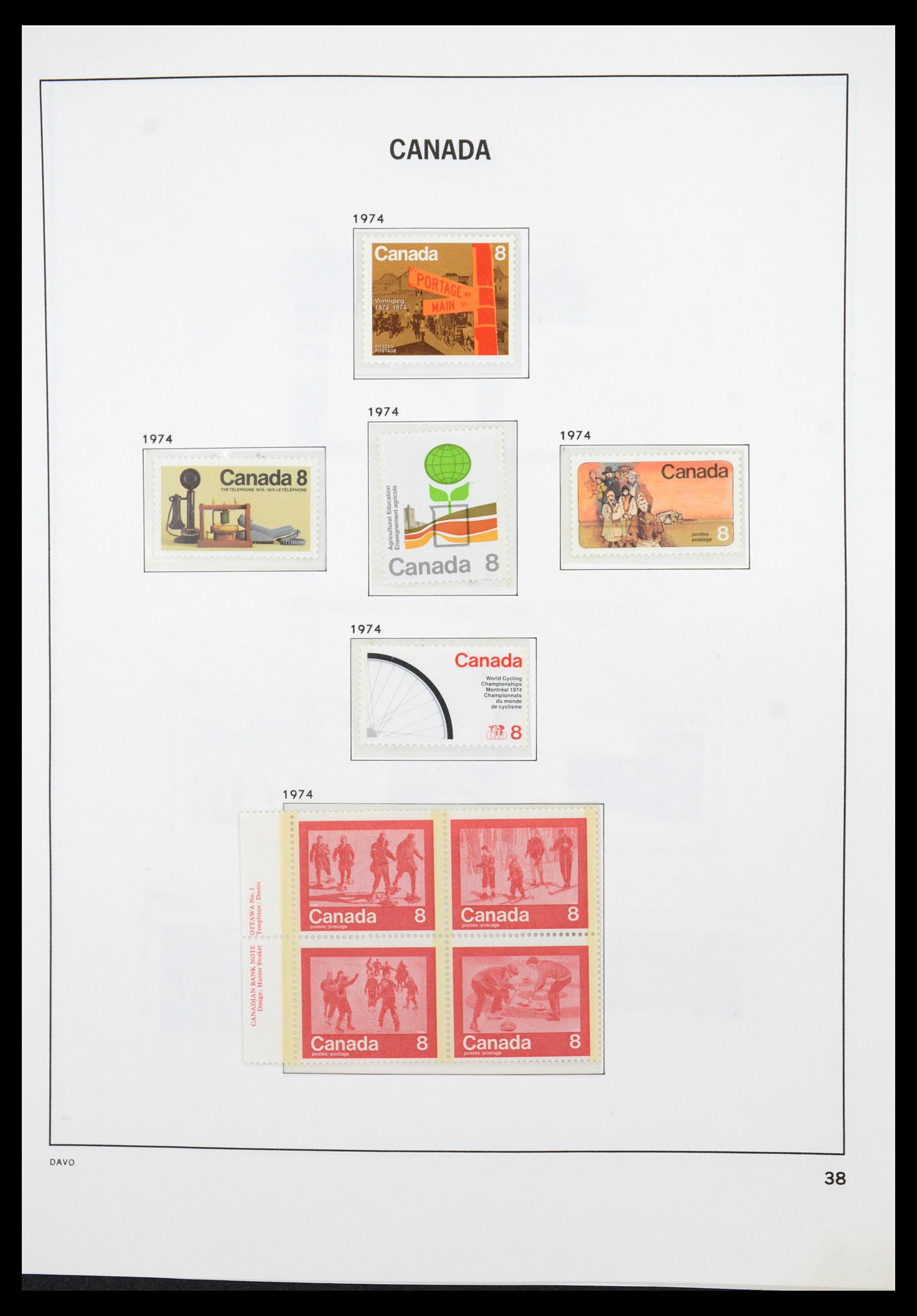36431 057 - Postzegelverzameling 36431 Canada 1859-2011.