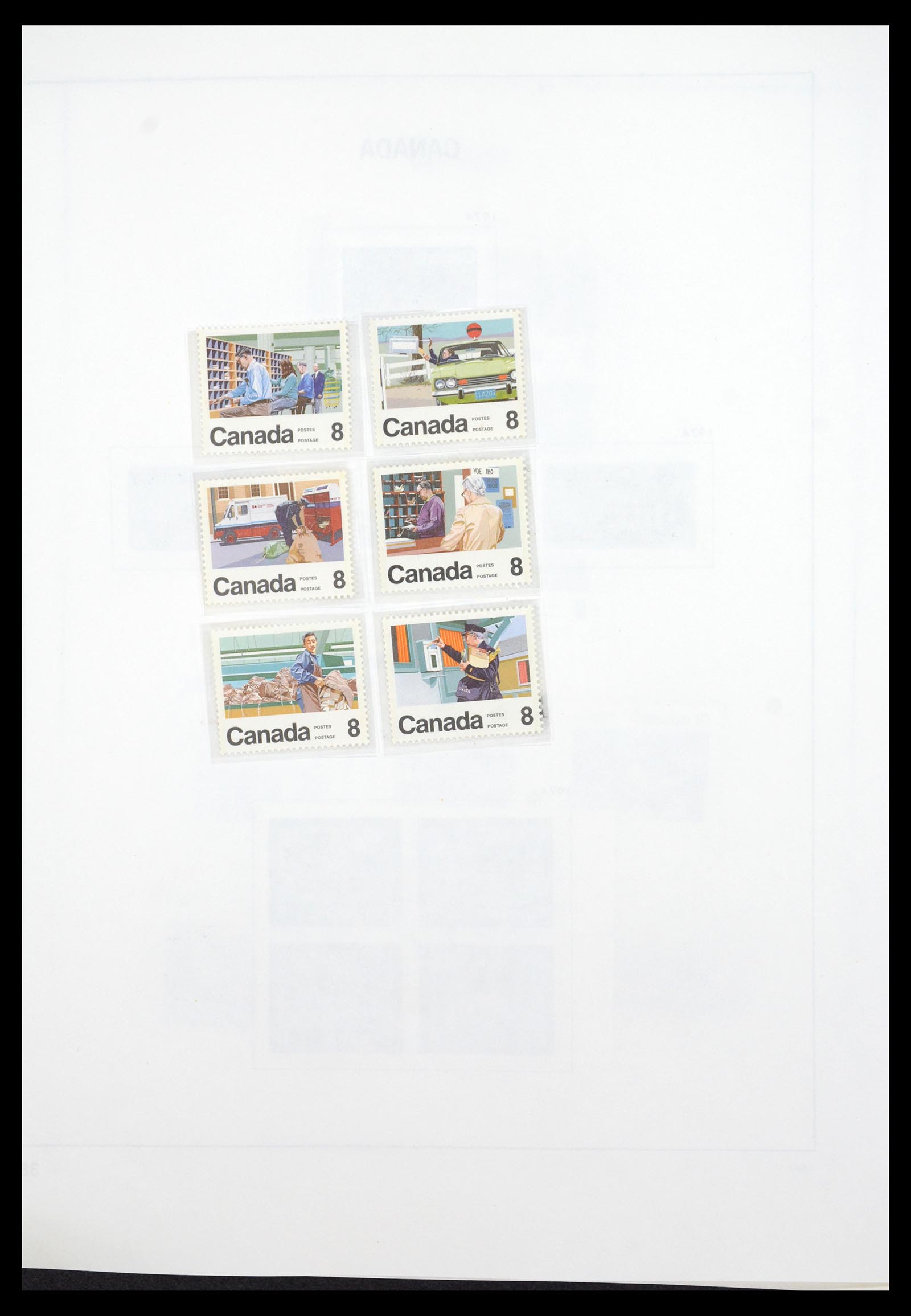 36431 058 - Postzegelverzameling 36431 Canada 1859-2011.