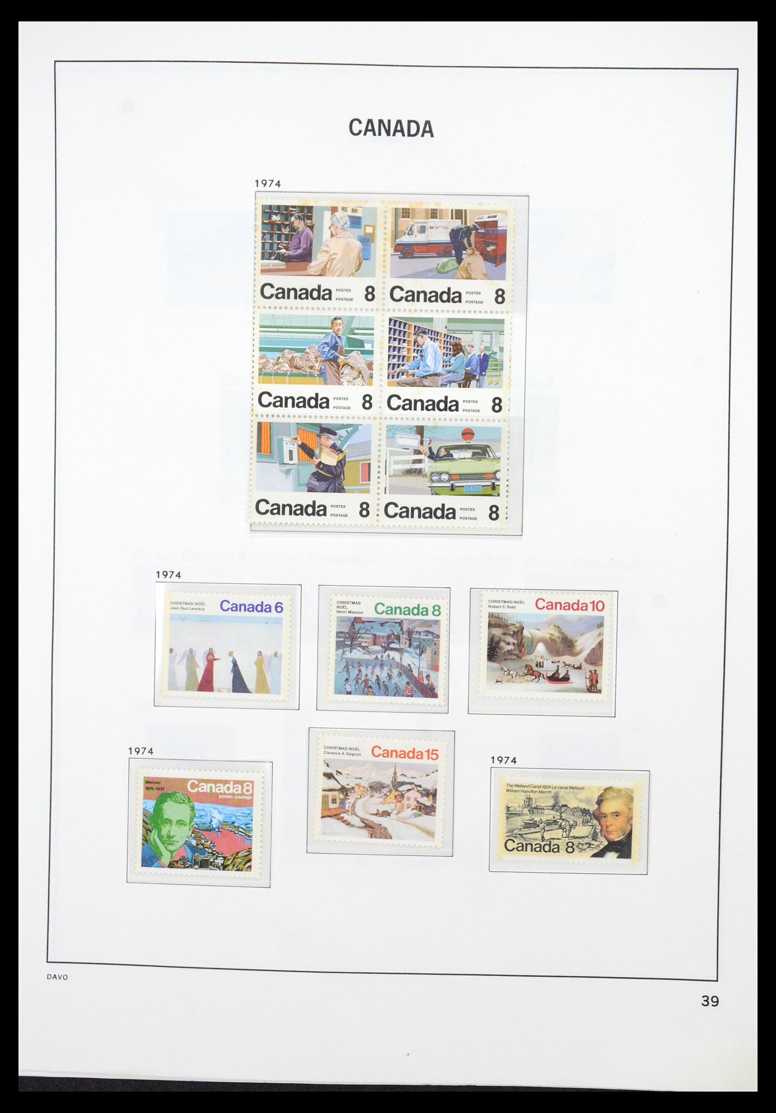 36431 059 - Postzegelverzameling 36431 Canada 1859-2011.