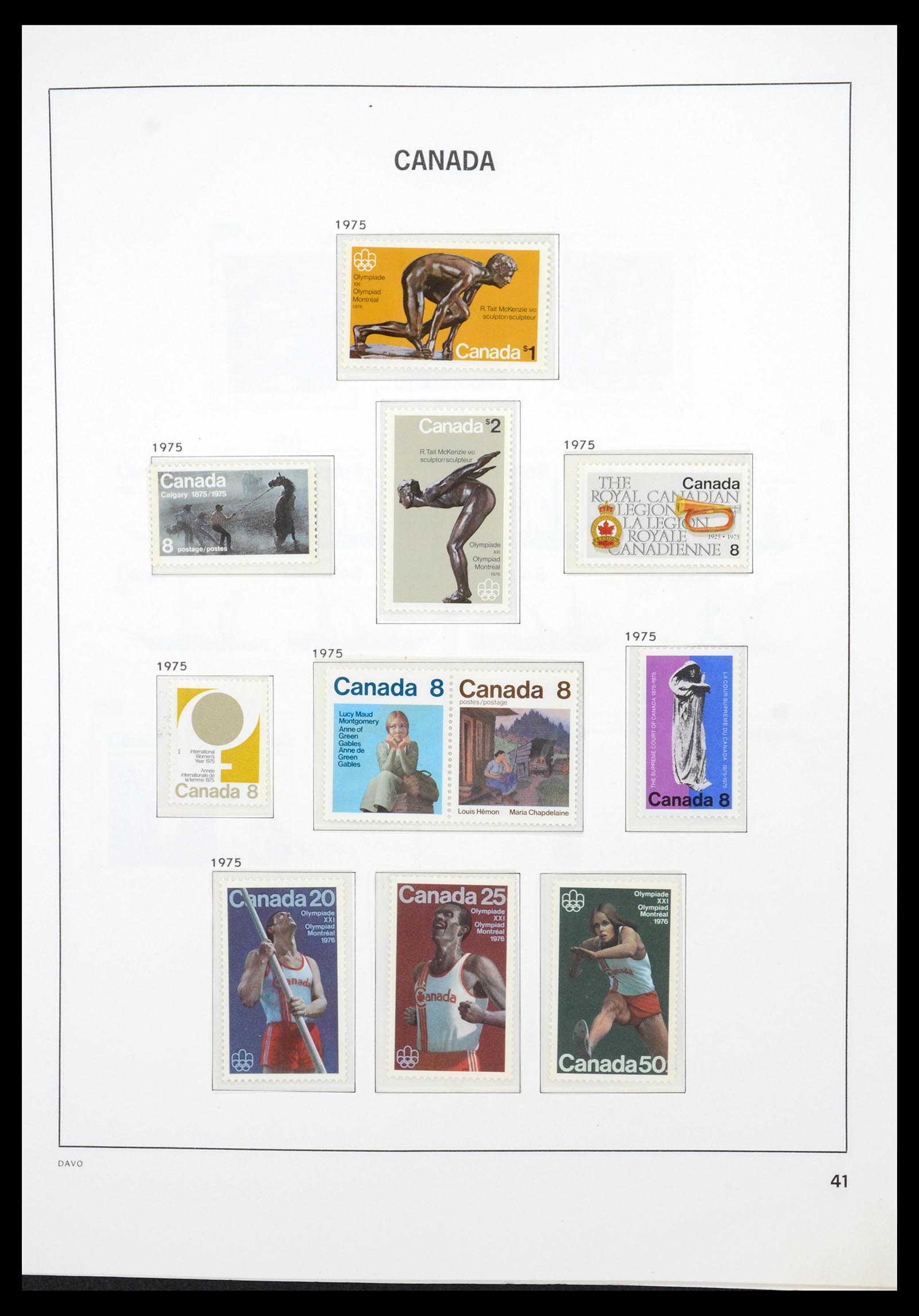 36431 063 - Postzegelverzameling 36431 Canada 1859-2011.