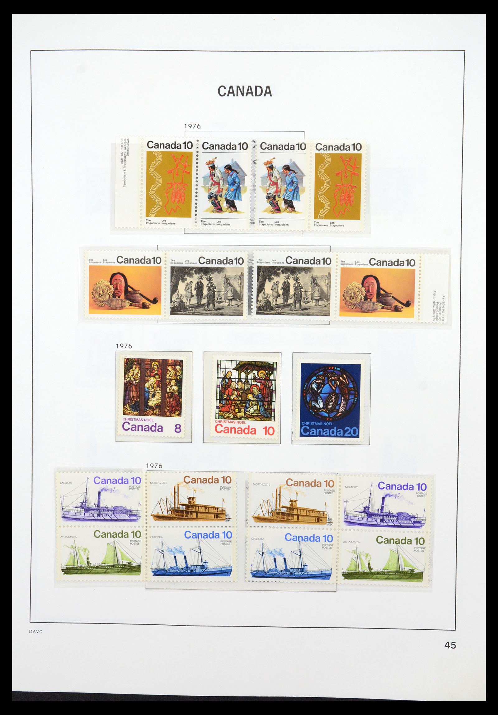 36431 068 - Postzegelverzameling 36431 Canada 1859-2011.