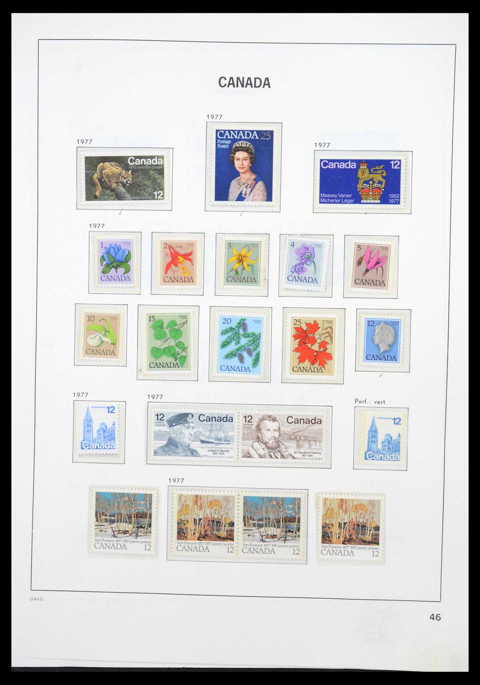 36431 070 - Postzegelverzameling 36431 Canada 1859-2011.
