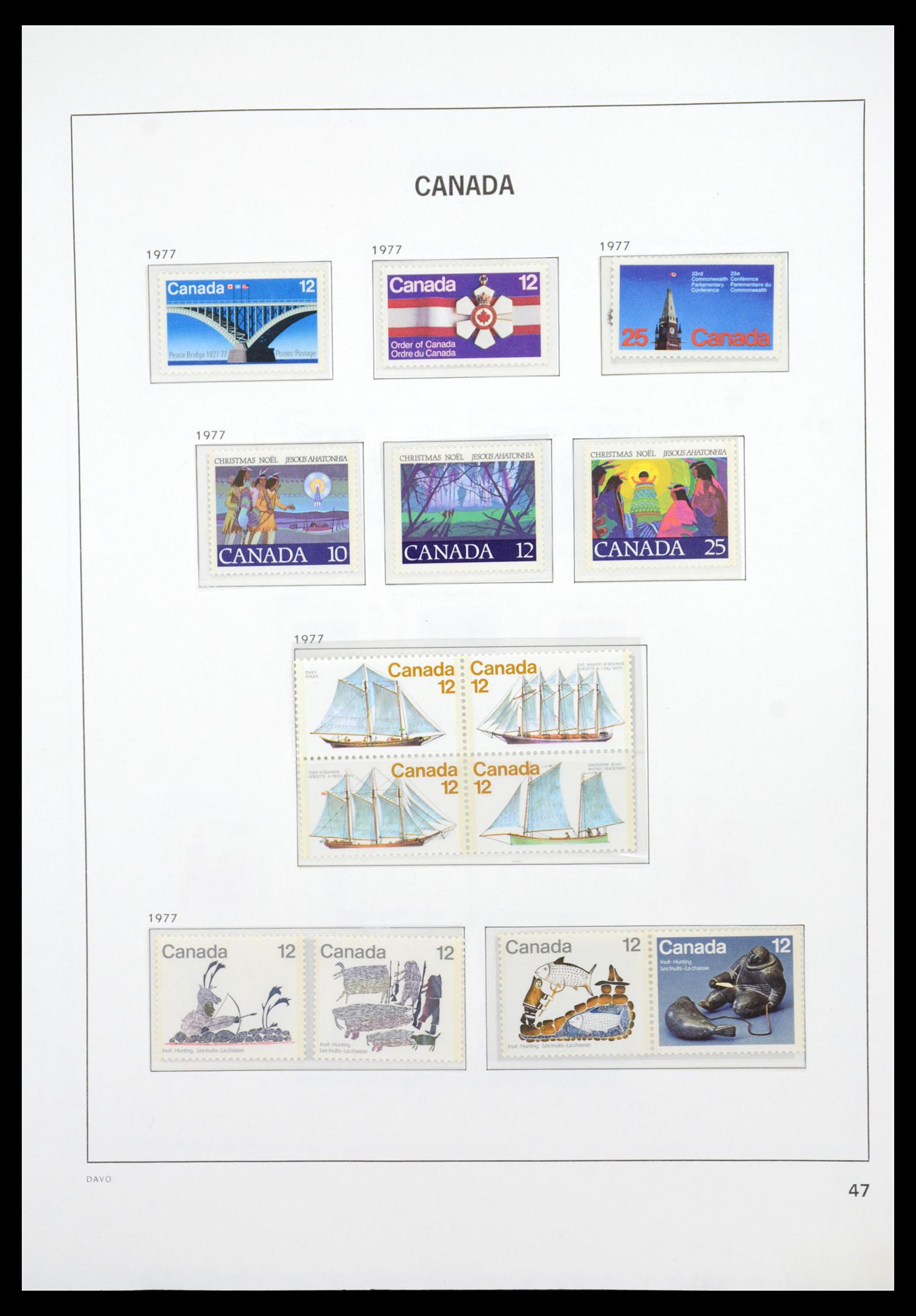 36431 072 - Postzegelverzameling 36431 Canada 1859-2011.