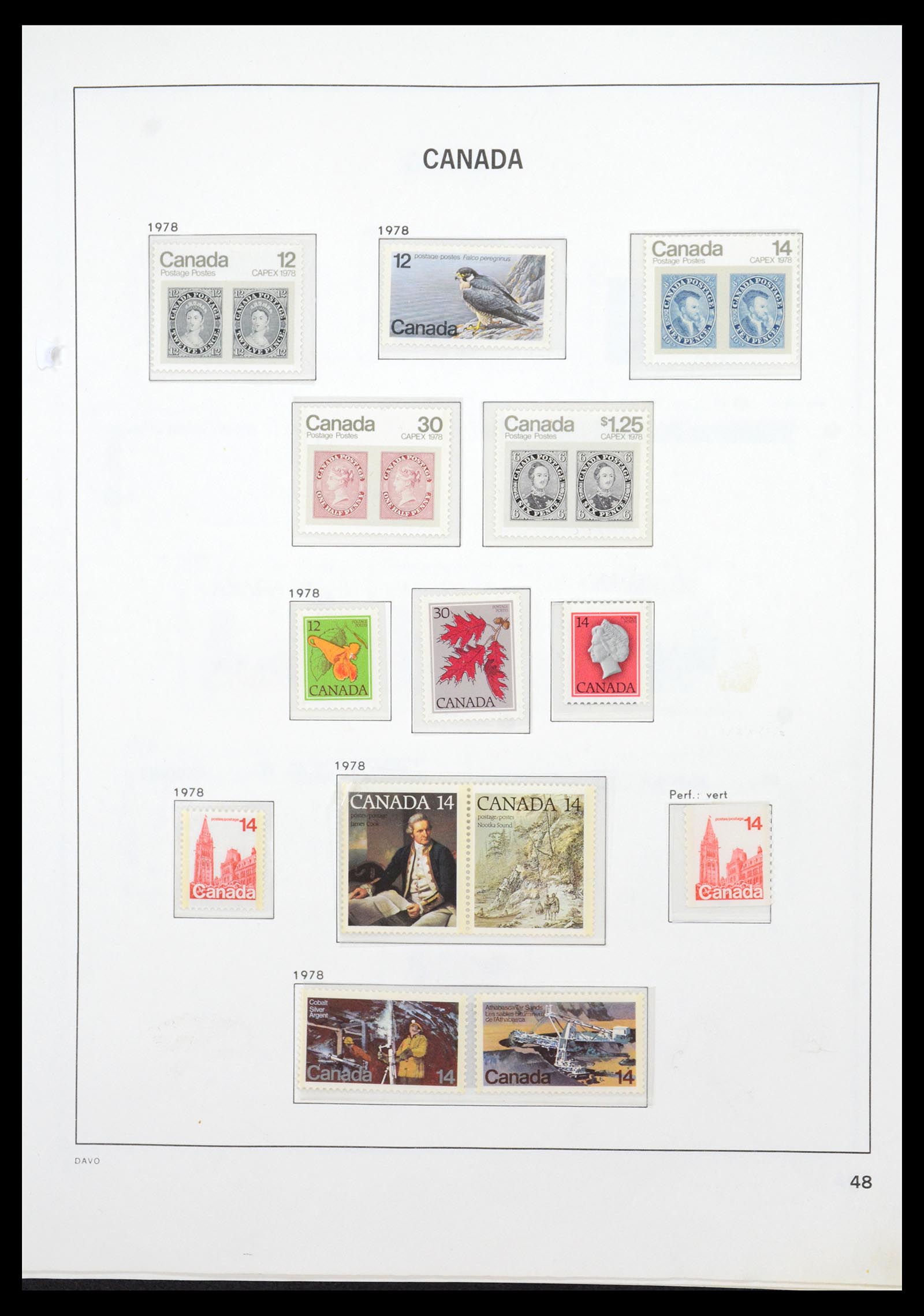 36431 074 - Postzegelverzameling 36431 Canada 1859-2011.