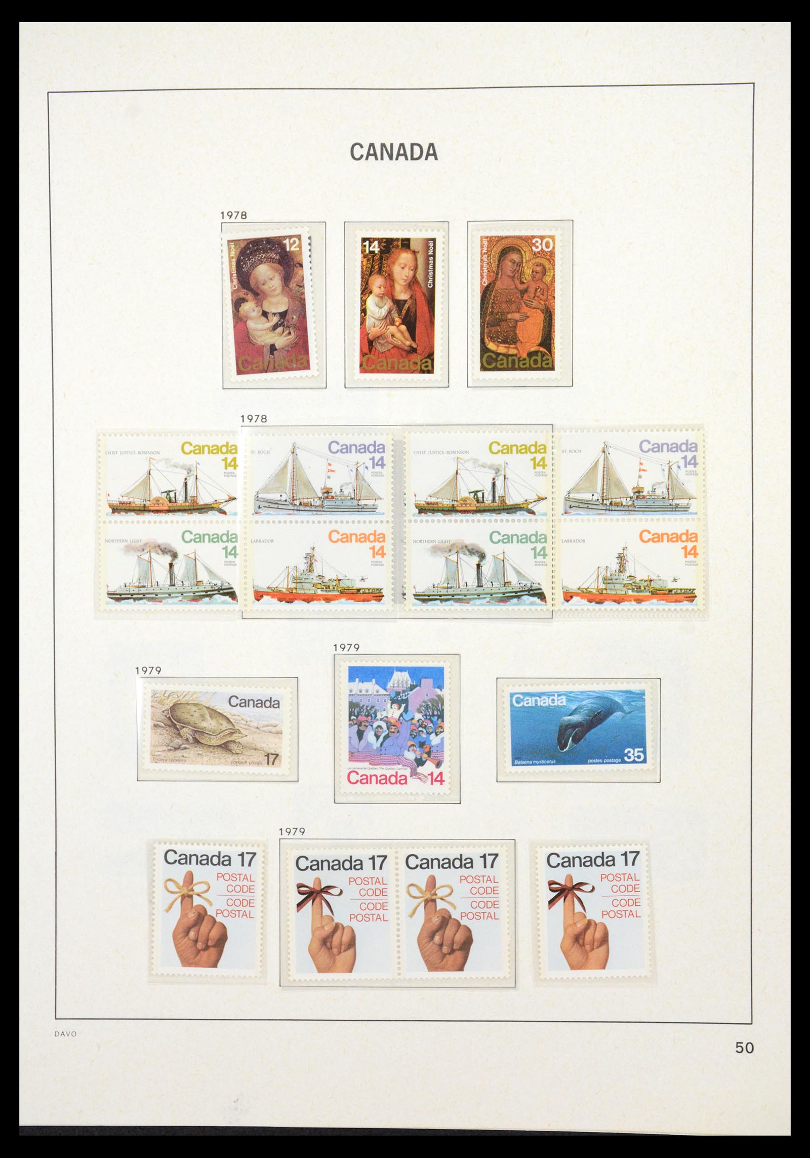 36431 077 - Postzegelverzameling 36431 Canada 1859-2011.