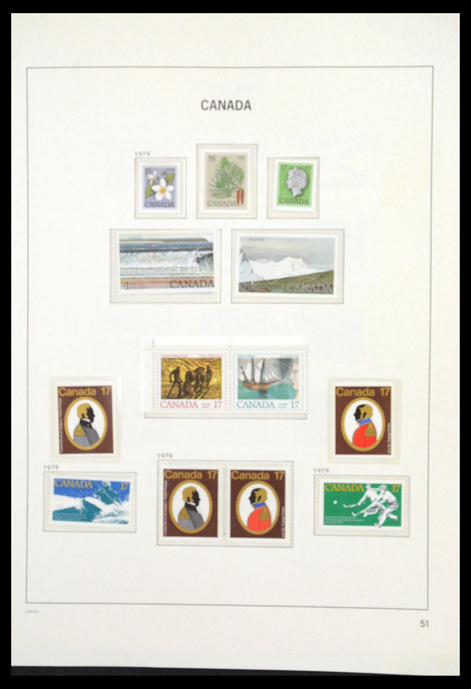 36431 079 - Postzegelverzameling 36431 Canada 1859-2011.