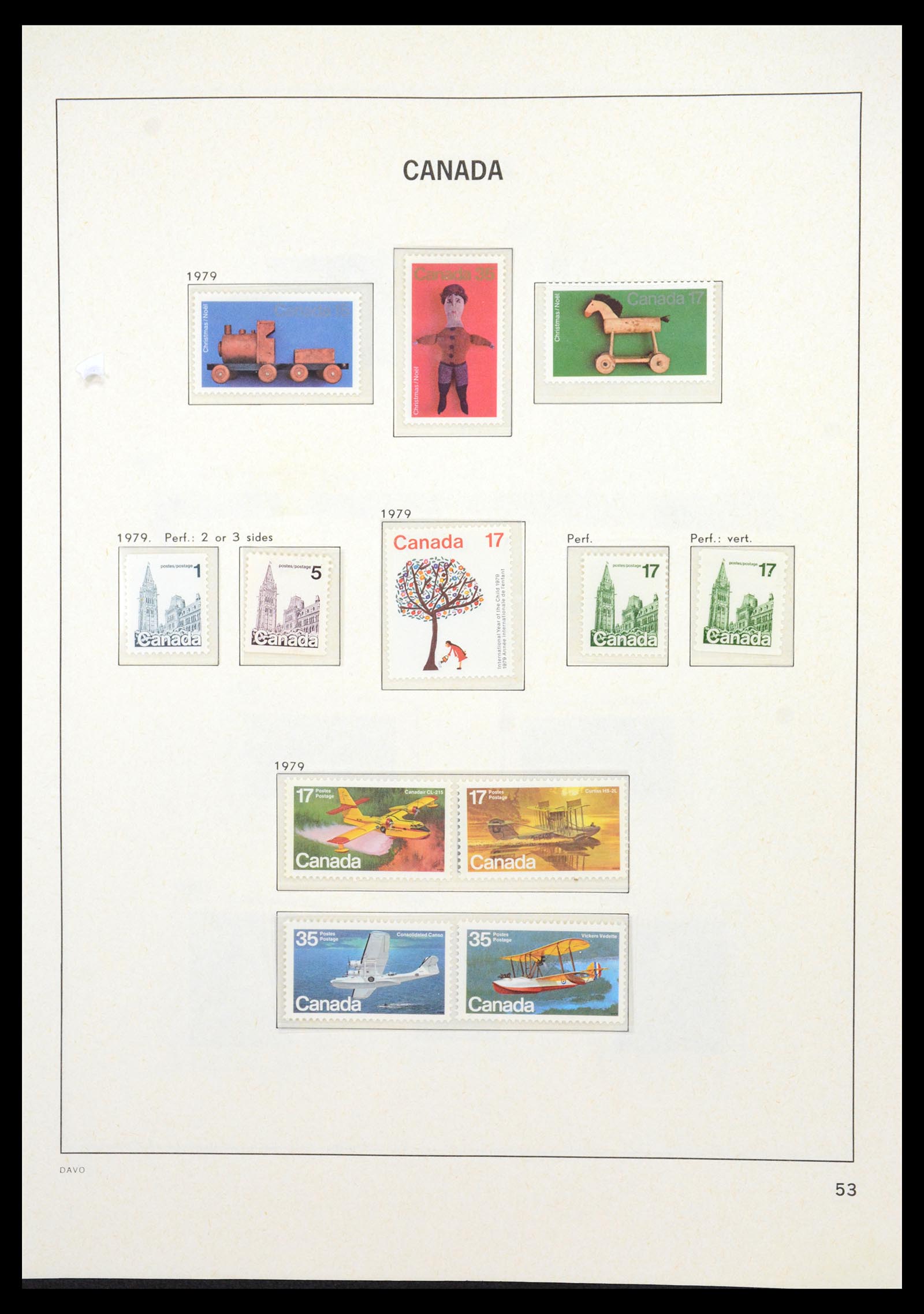 36431 084 - Postzegelverzameling 36431 Canada 1859-2011.