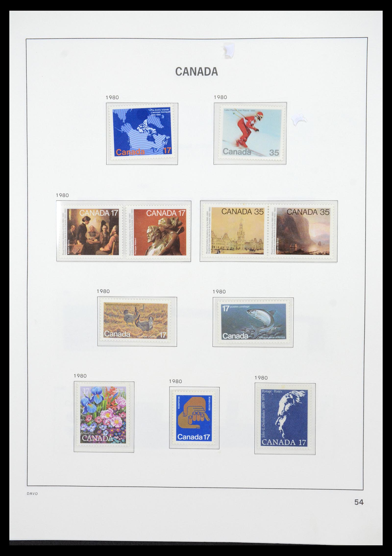36431 086 - Postzegelverzameling 36431 Canada 1859-2011.