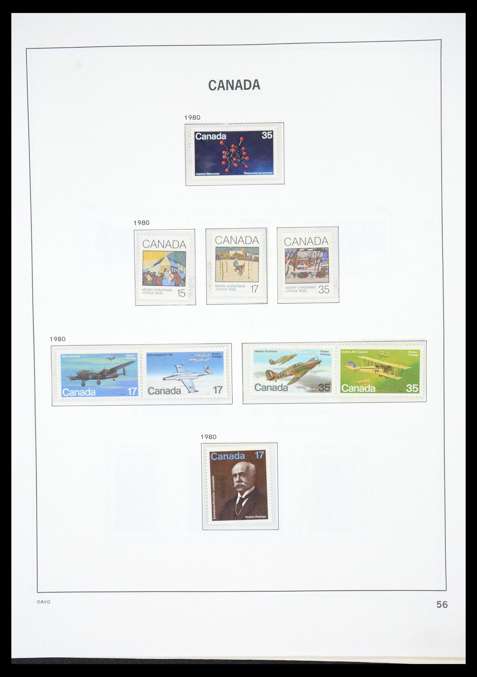 36431 091 - Stamp collection 36431 Canada 1859-2011.