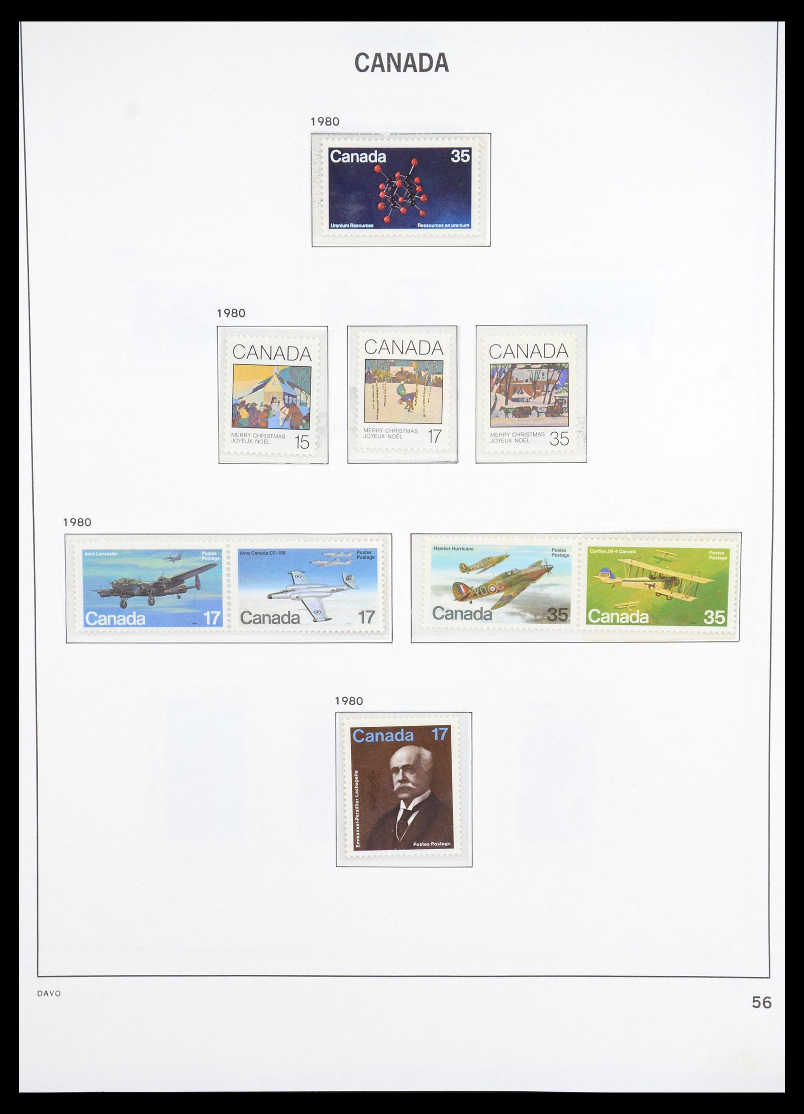 36431 093 - Postzegelverzameling 36431 Canada 1859-2011.