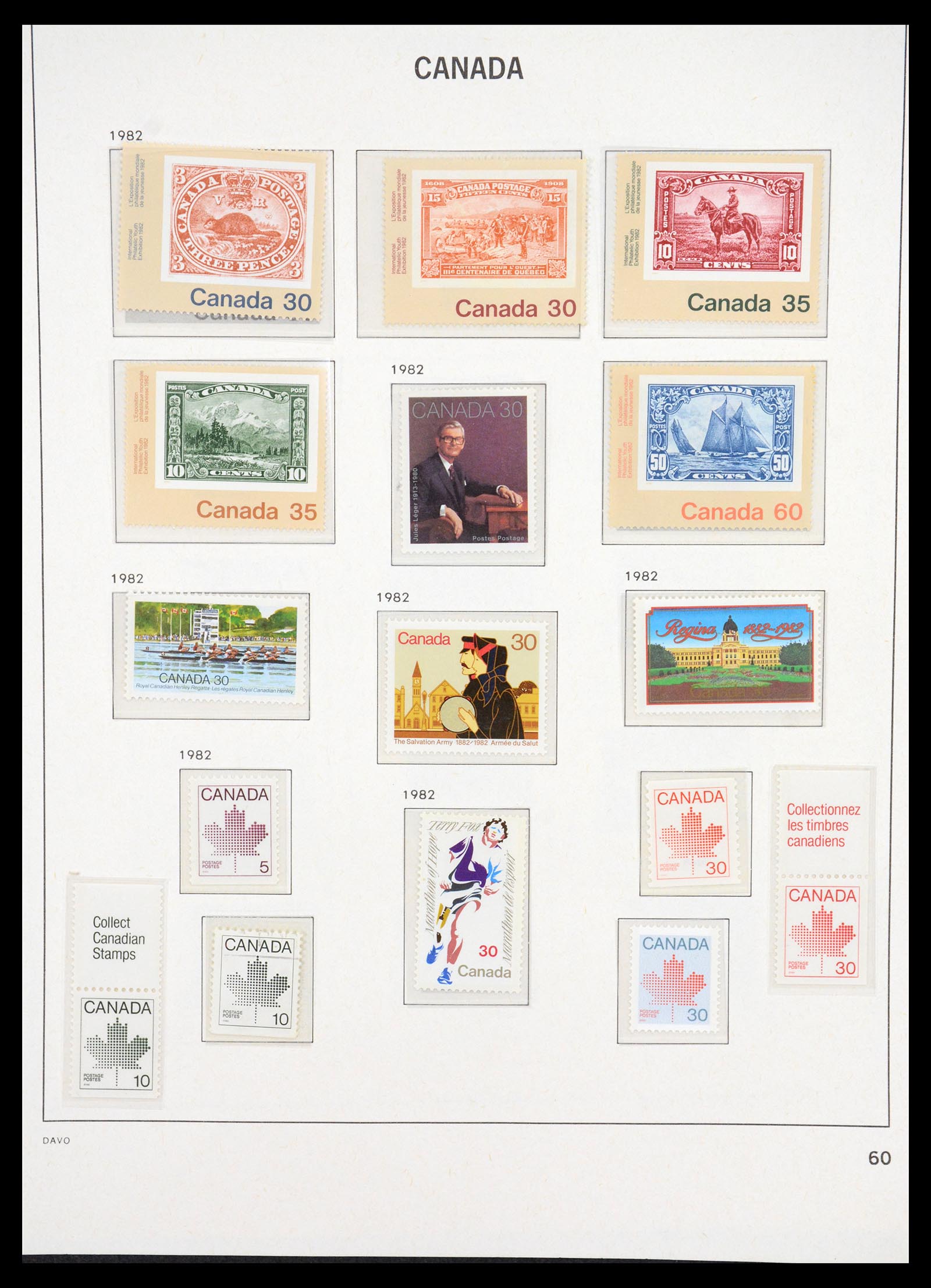 36431 100 - Postzegelverzameling 36431 Canada 1859-2011.