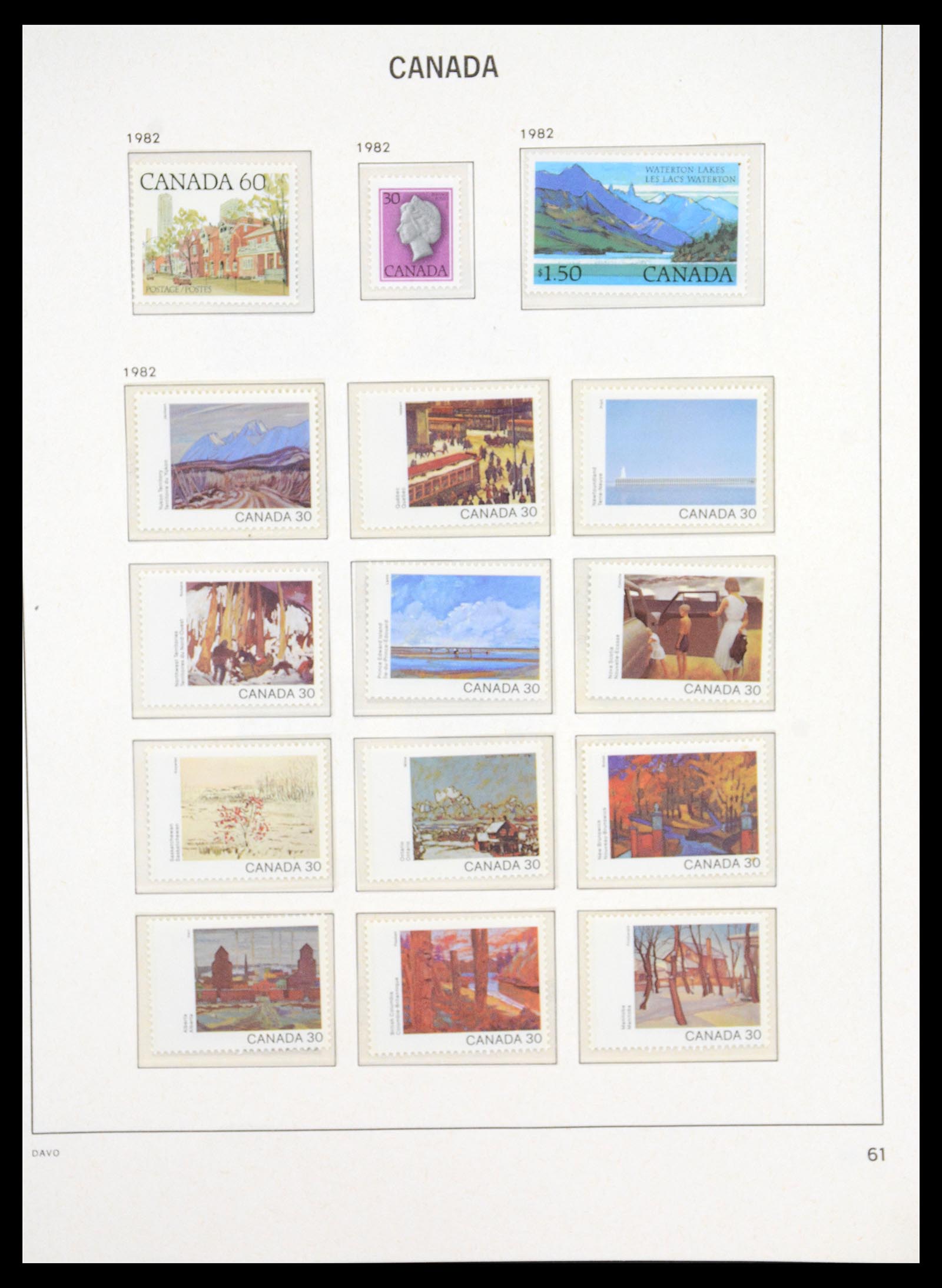 36431 101 - Postzegelverzameling 36431 Canada 1859-2011.