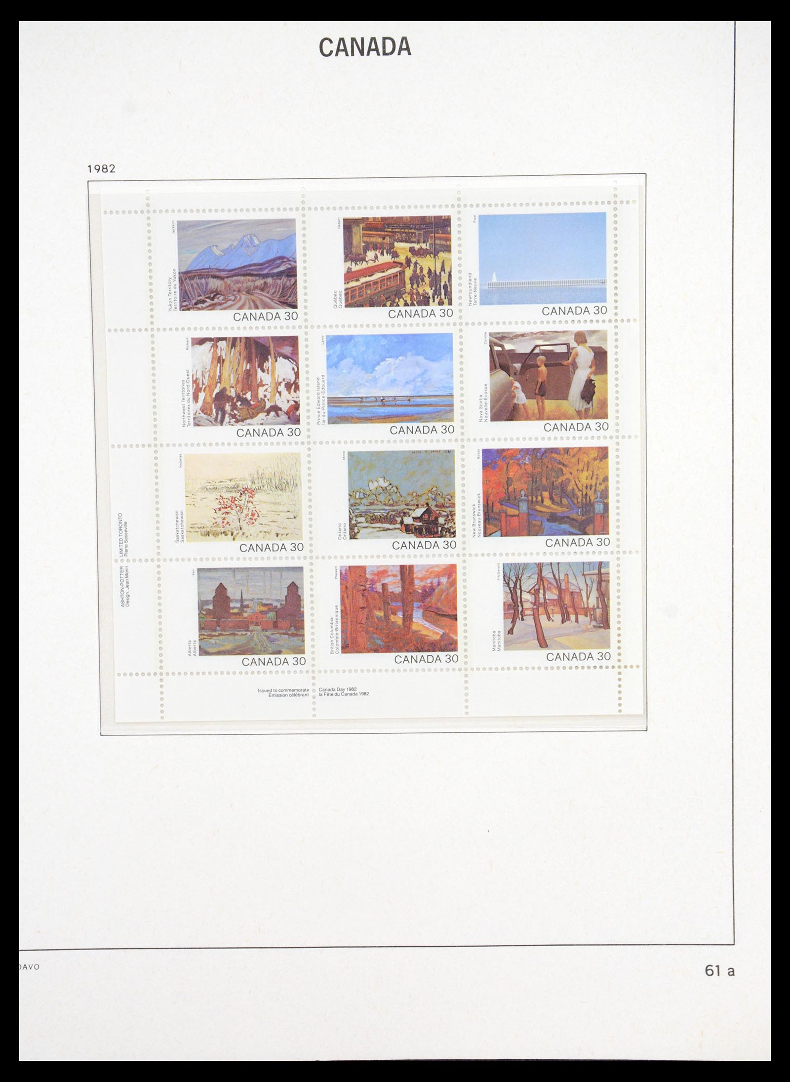36431 102 - Postzegelverzameling 36431 Canada 1859-2011.