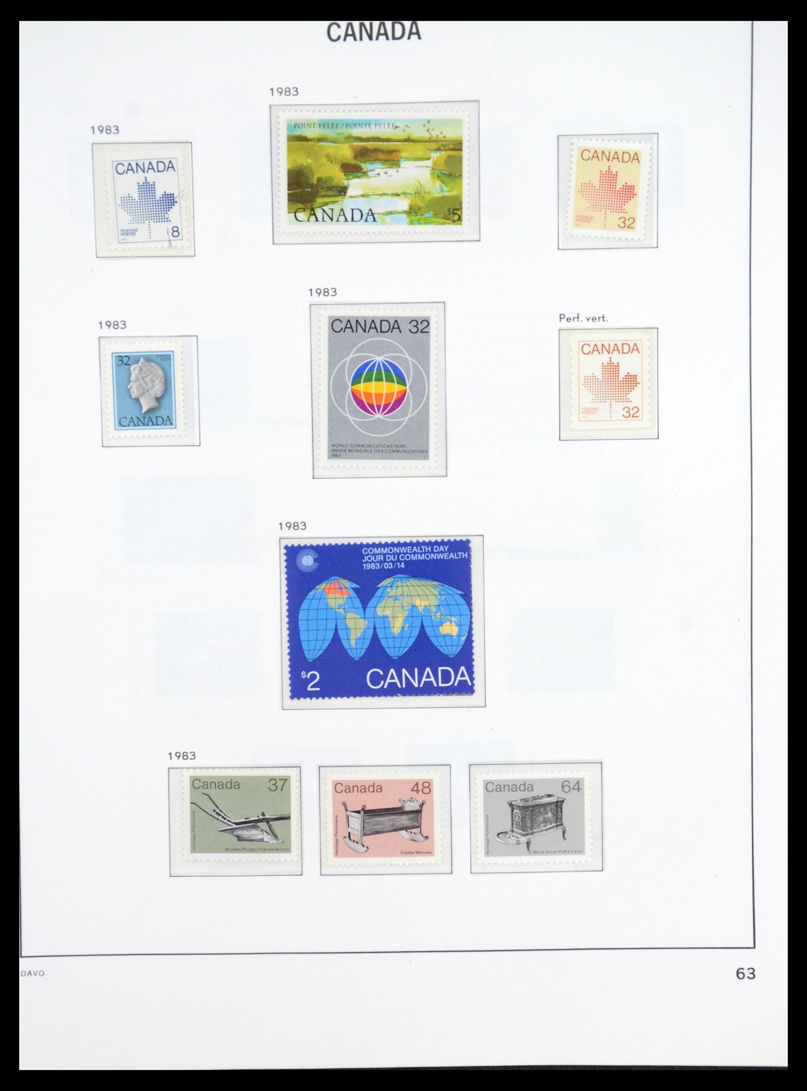36431 105 - Postzegelverzameling 36431 Canada 1859-2011.