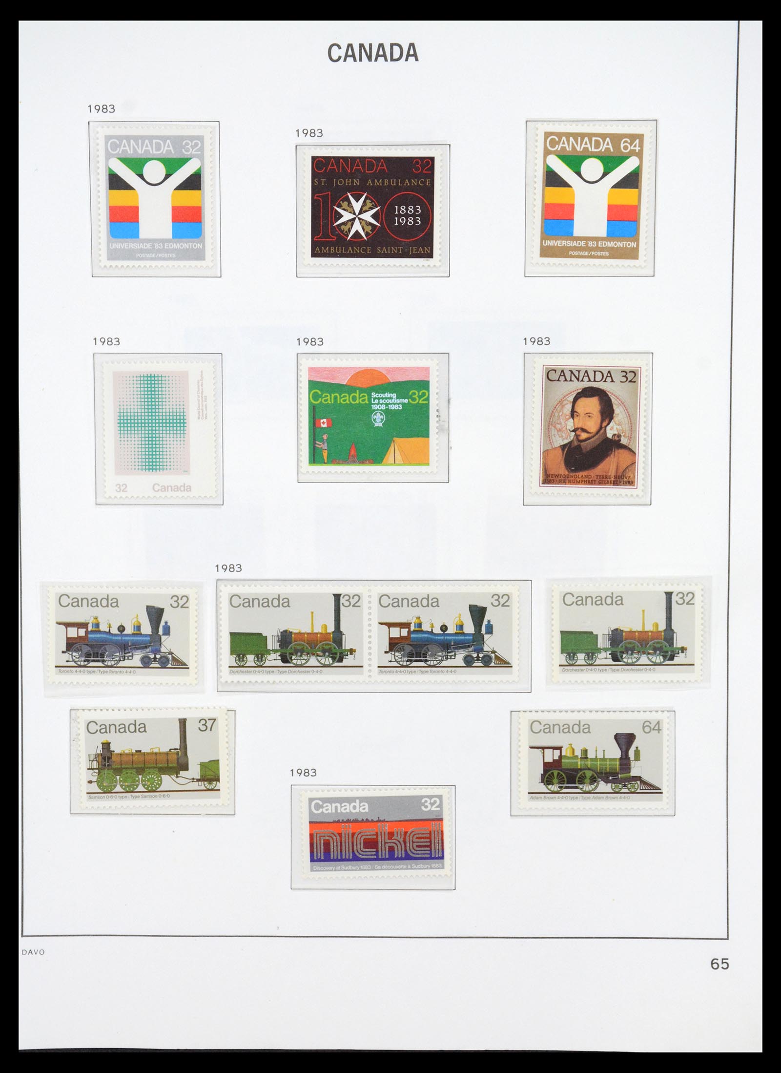 36431 108 - Postzegelverzameling 36431 Canada 1859-2011.