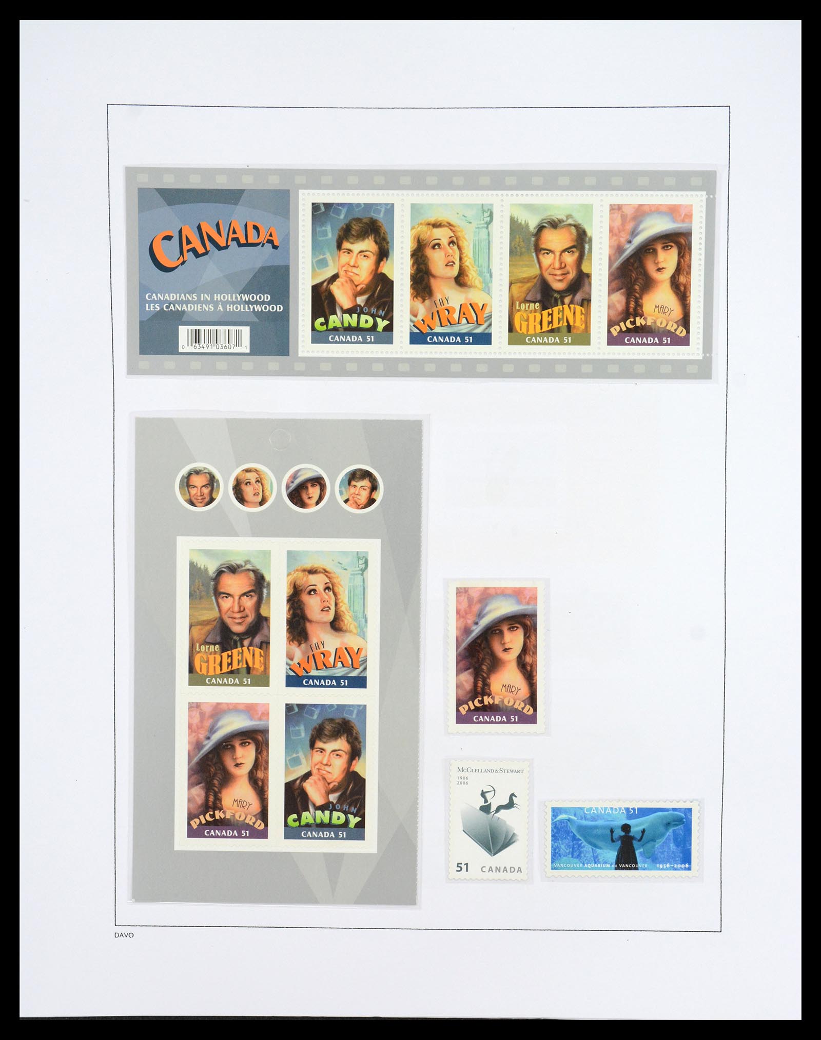 36431 283 - Postzegelverzameling 36431 Canada 1859-2011.