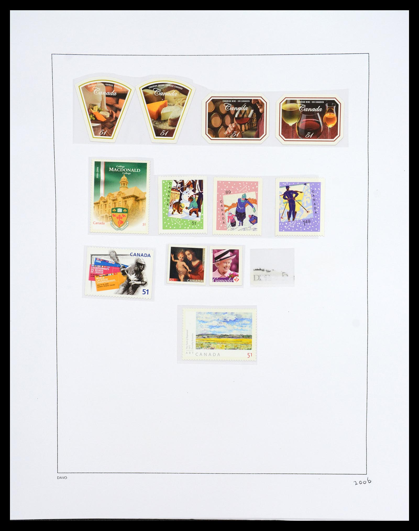 36431 286 - Postzegelverzameling 36431 Canada 1859-2011.