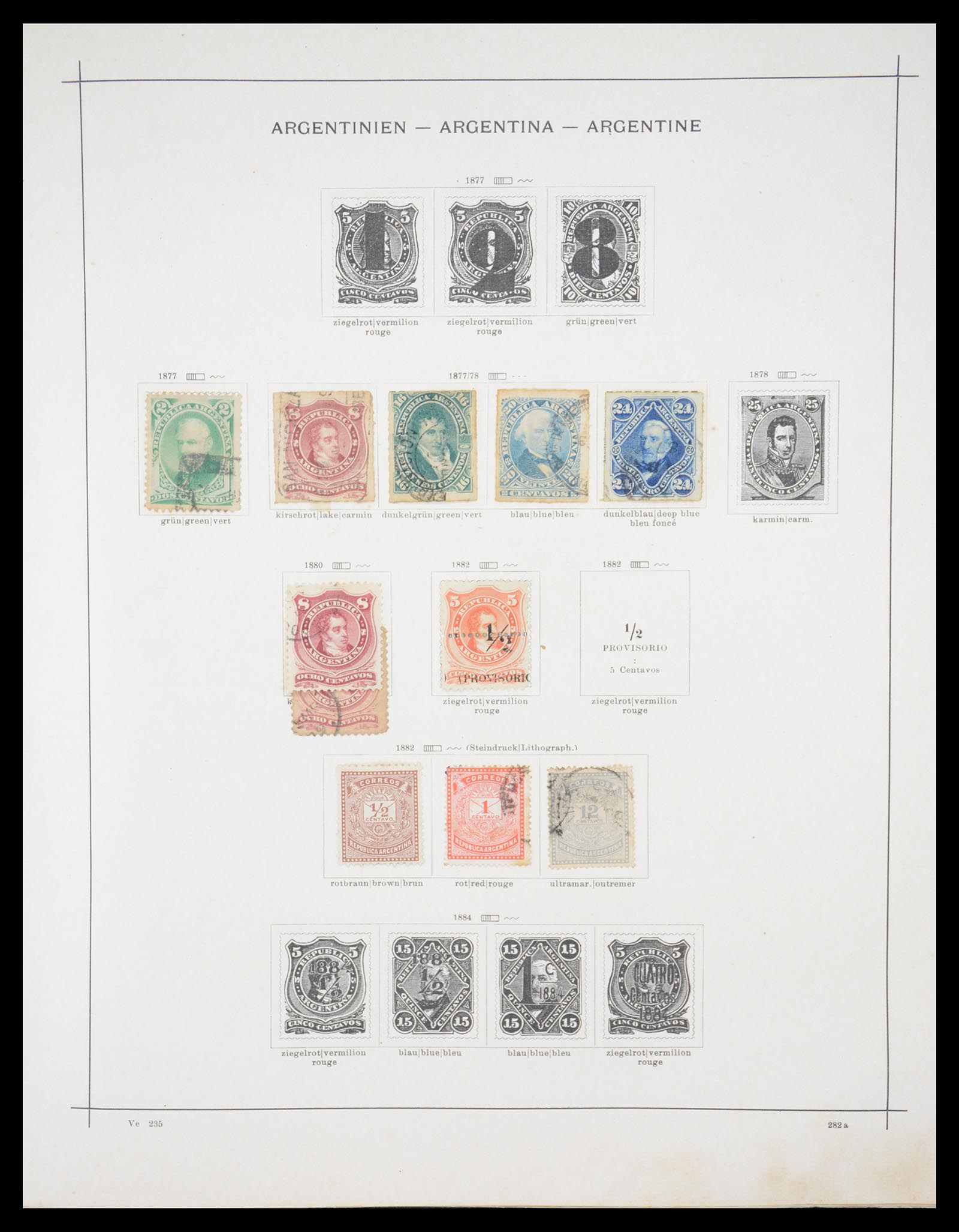36440 005 - Postzegelverzameling 36440 Latijns Amerika 1870-1940.