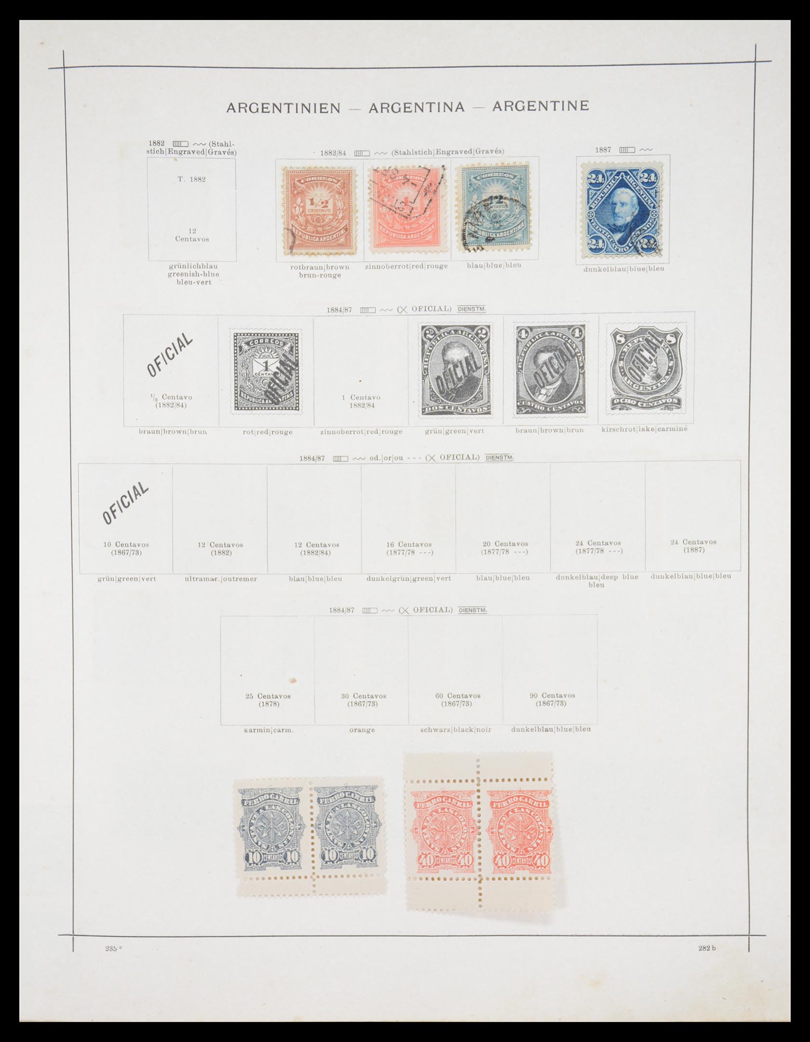 36440 006 - Postzegelverzameling 36440 Latijns Amerika 1870-1940.