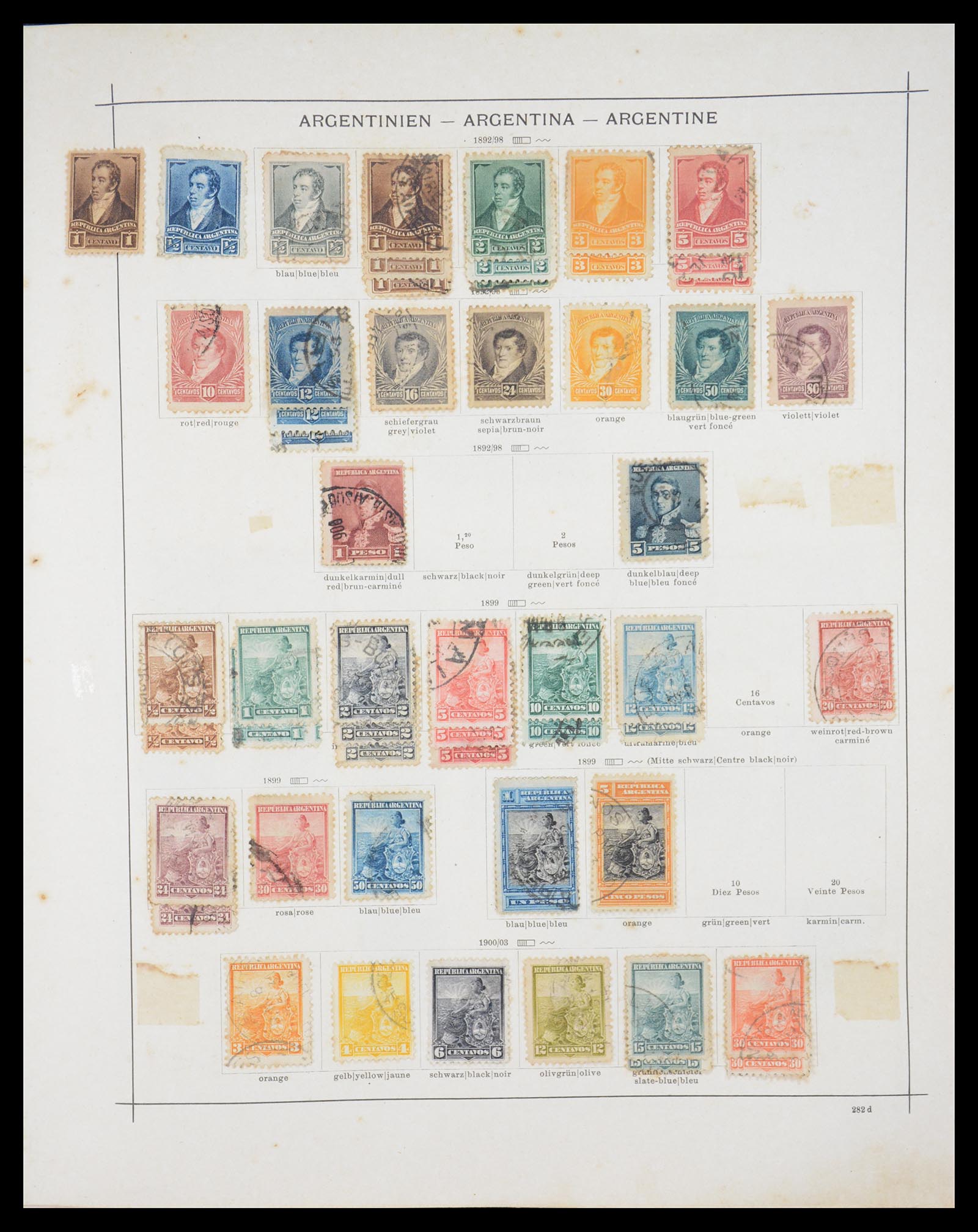 36440 008 - Stamp collection 36440 Latin America 1870-1940.