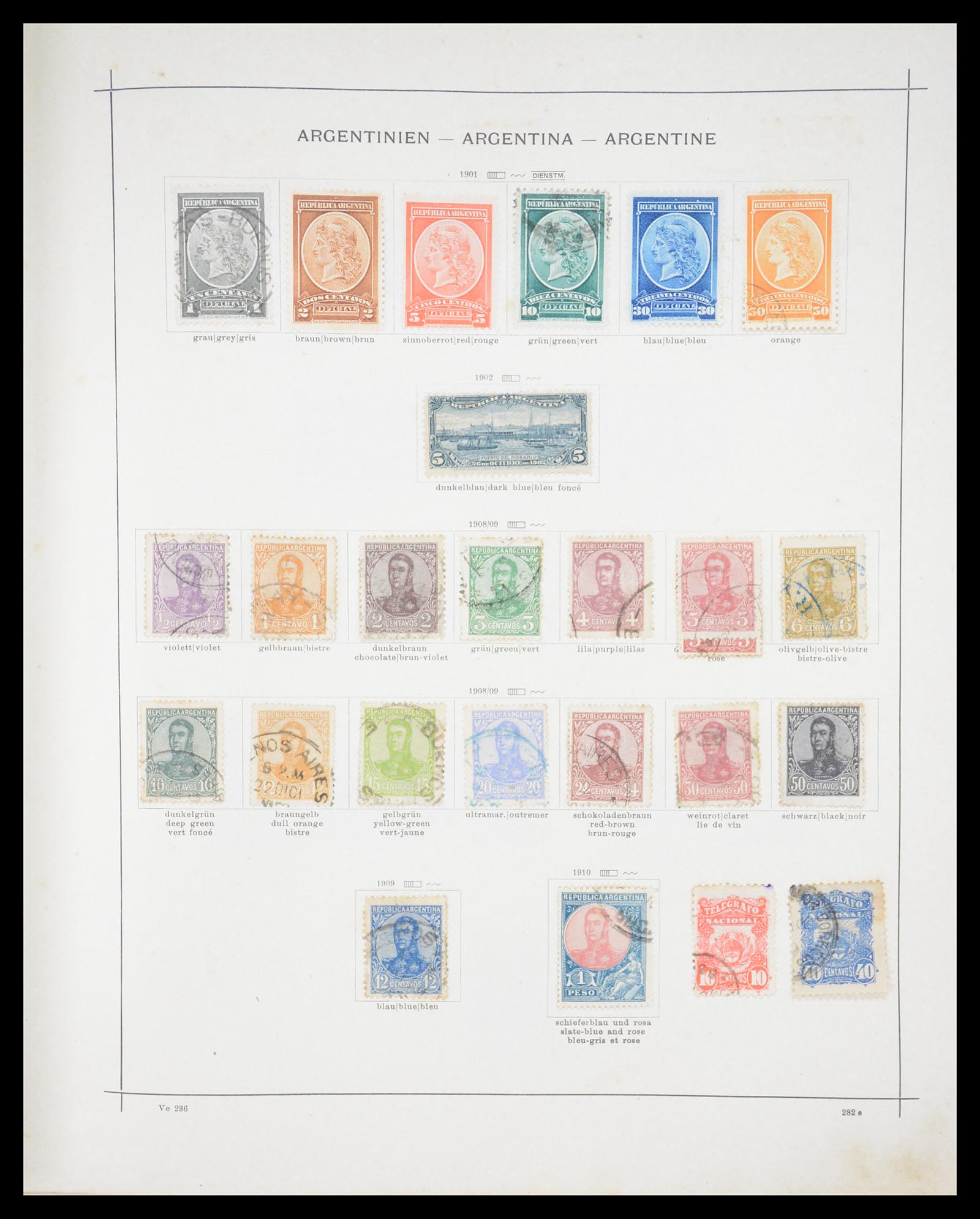 36440 010 - Postzegelverzameling 36440 Latijns Amerika 1870-1940.