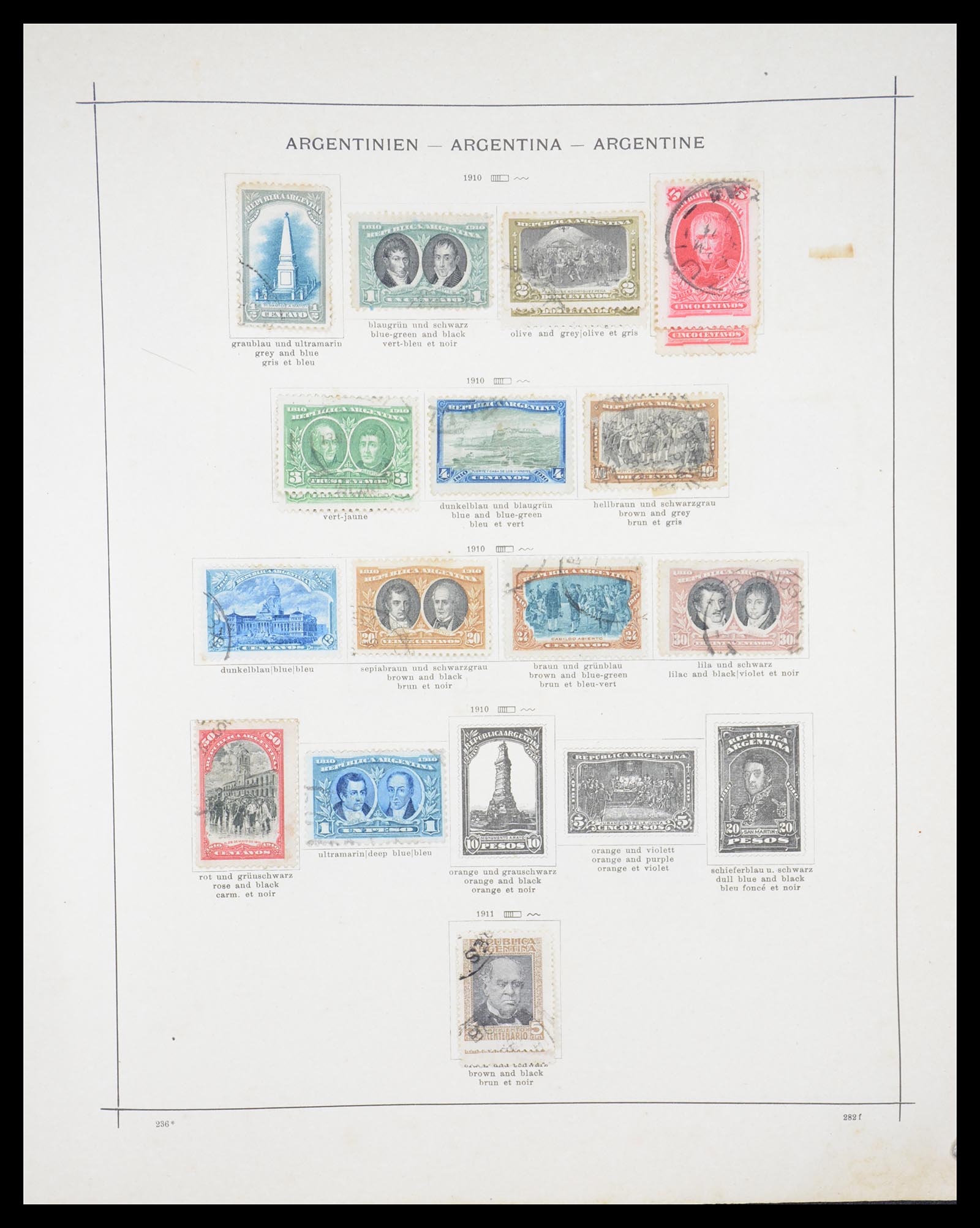 36440 011 - Stamp collection 36440 Latin America 1870-1940.