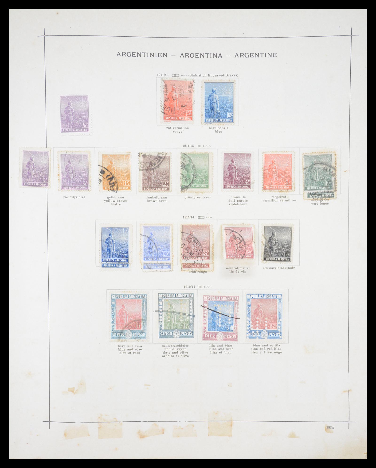 36440 013 - Postzegelverzameling 36440 Latijns Amerika 1870-1940.