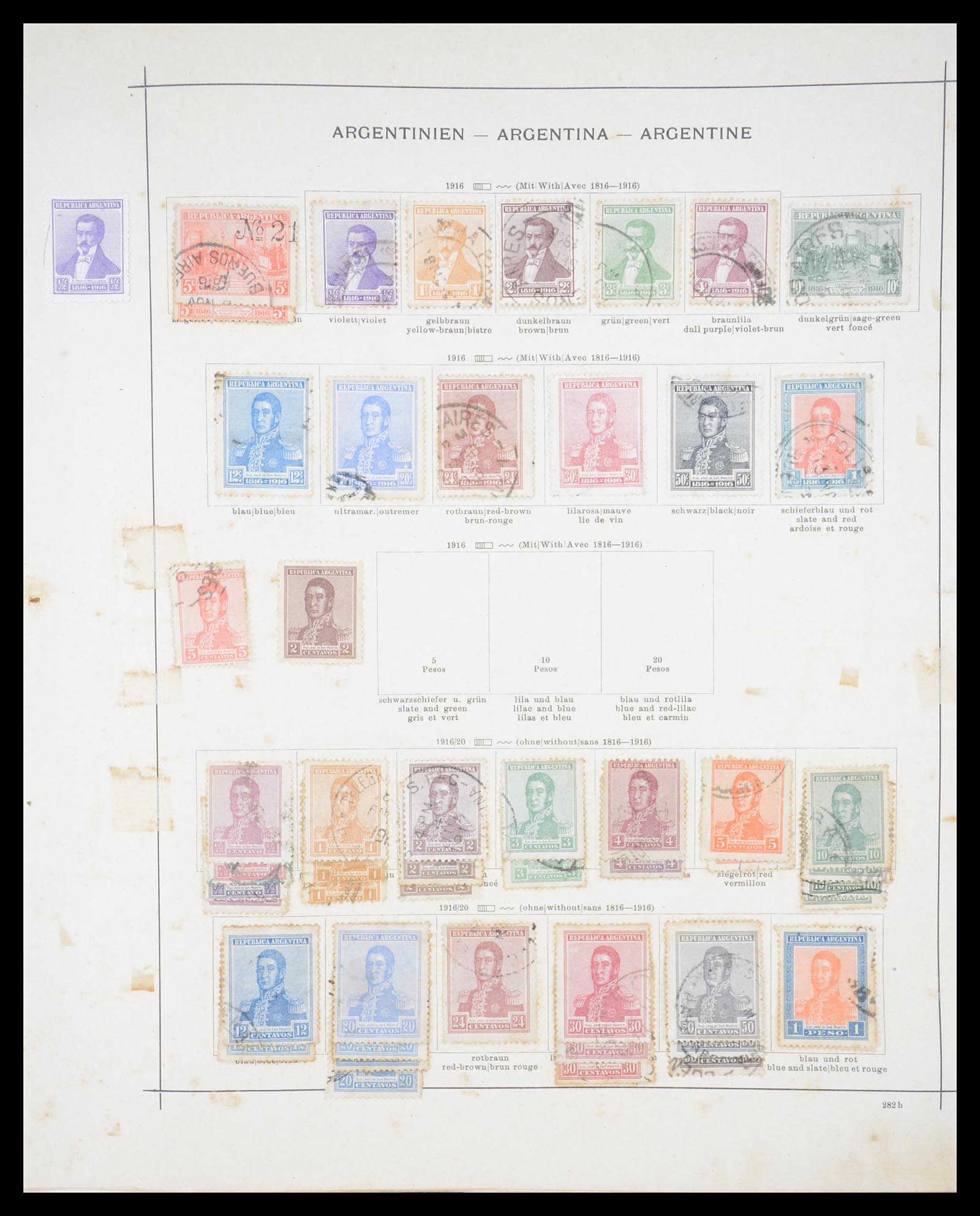 36440 014 - Postzegelverzameling 36440 Latijns Amerika 1870-1940.