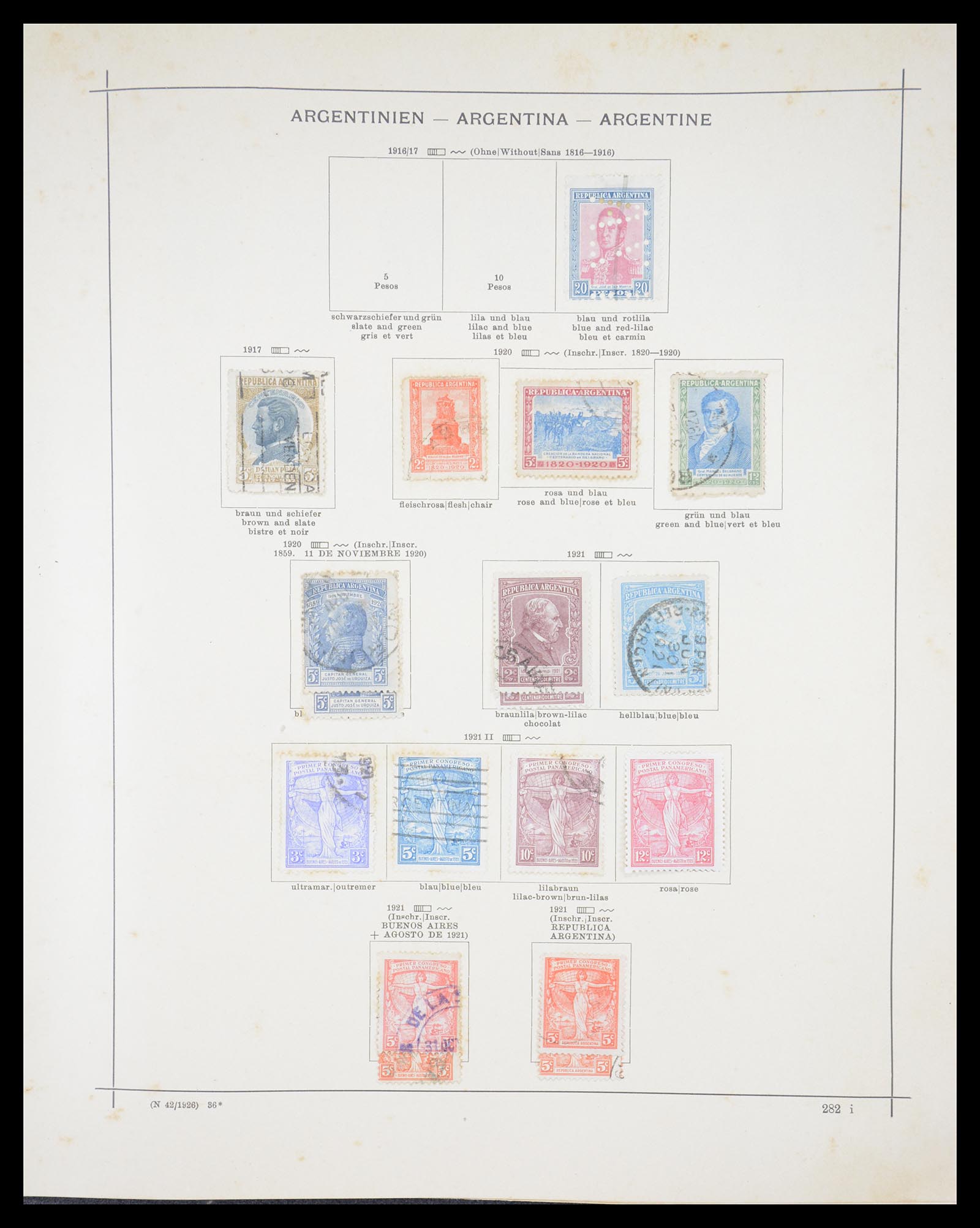 36440 015 - Stamp collection 36440 Latin America 1870-1940.