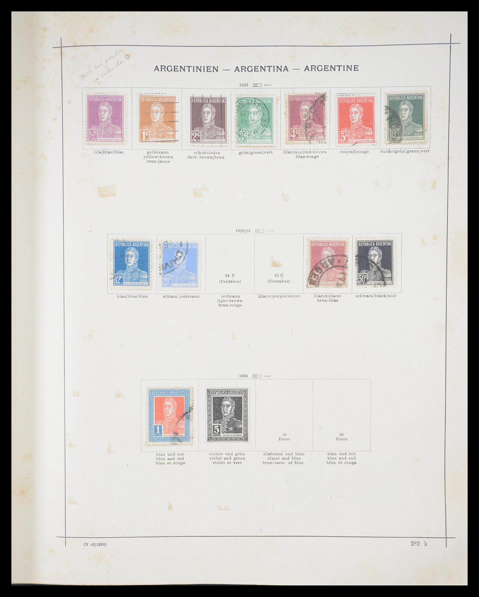 36440 016 - Postzegelverzameling 36440 Latijns Amerika 1870-1940.