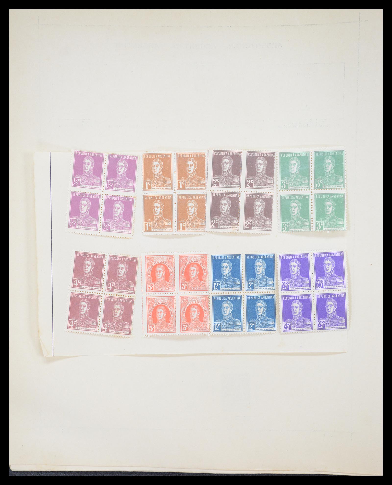 36440 017 - Postzegelverzameling 36440 Latijns Amerika 1870-1940.