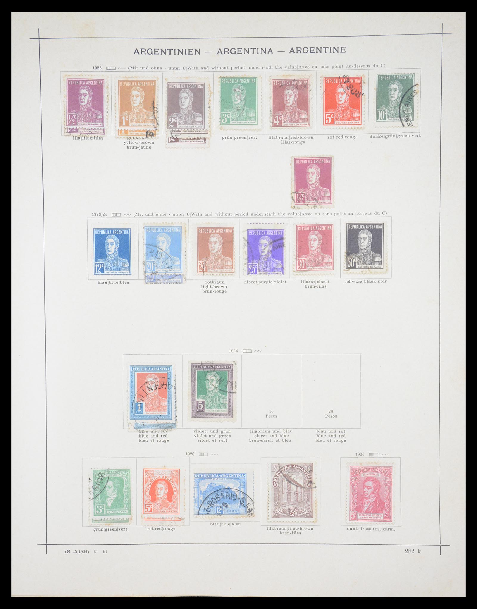 36440 018 - Stamp collection 36440 Latin America 1870-1940.