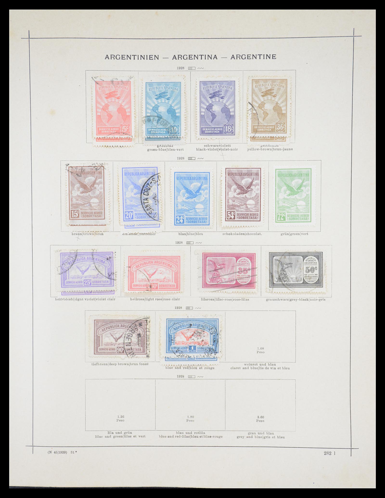36440 019 - Stamp collection 36440 Latin America 1870-1940.
