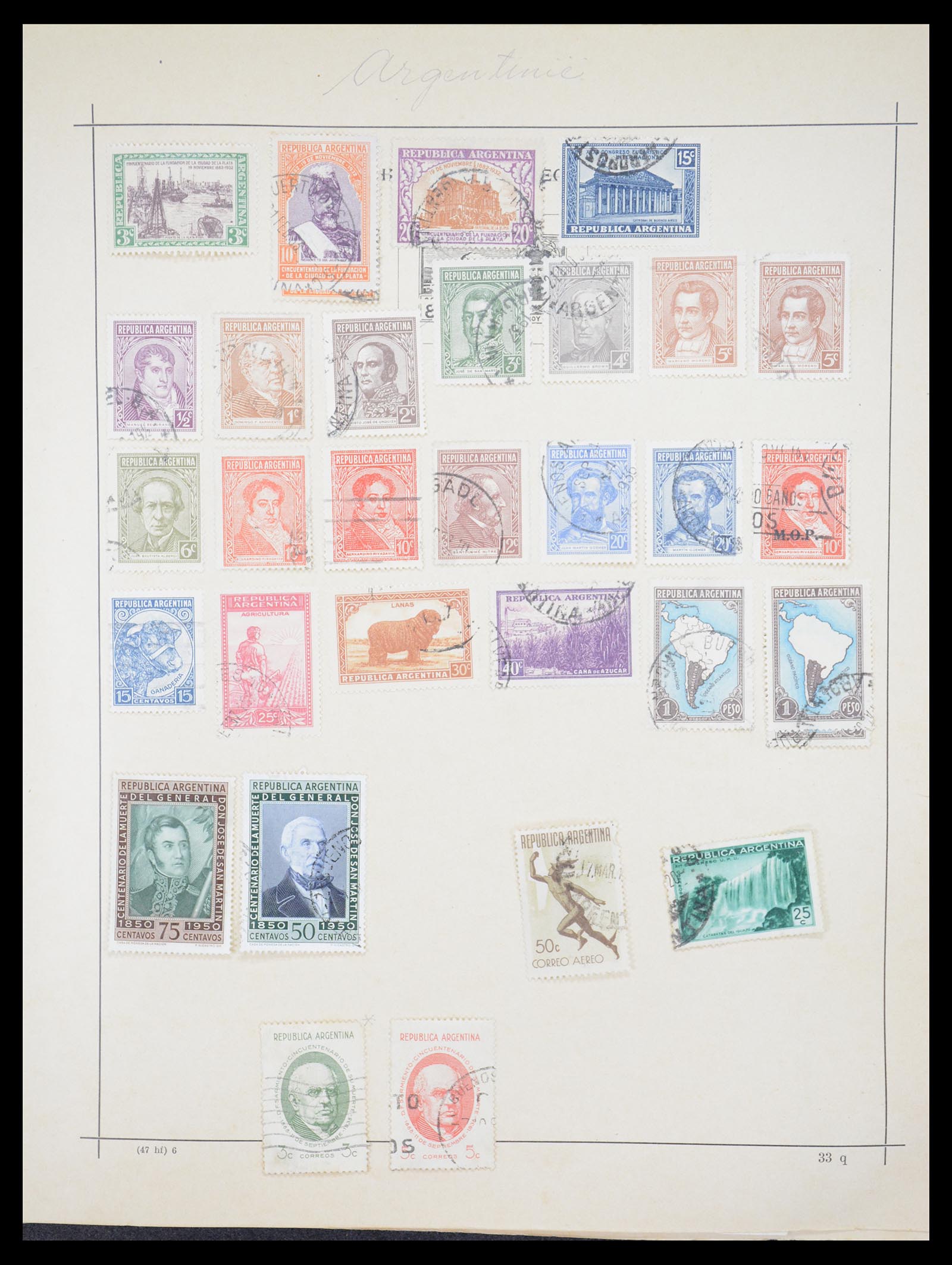 36440 022 - Postzegelverzameling 36440 Latijns Amerika 1870-1940.