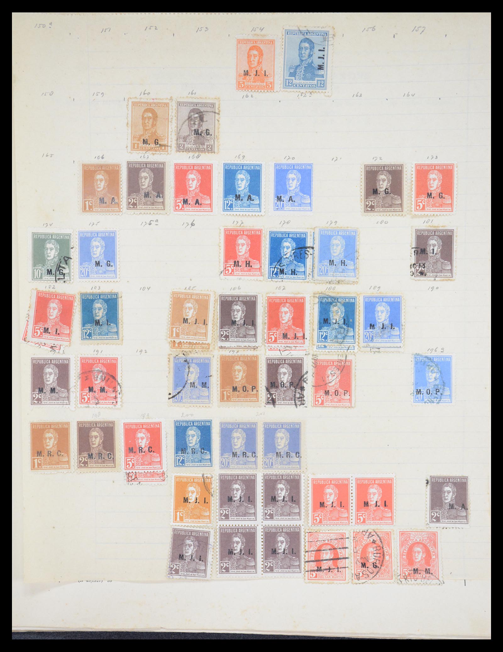 36440 025 - Postzegelverzameling 36440 Latijns Amerika 1870-1940.