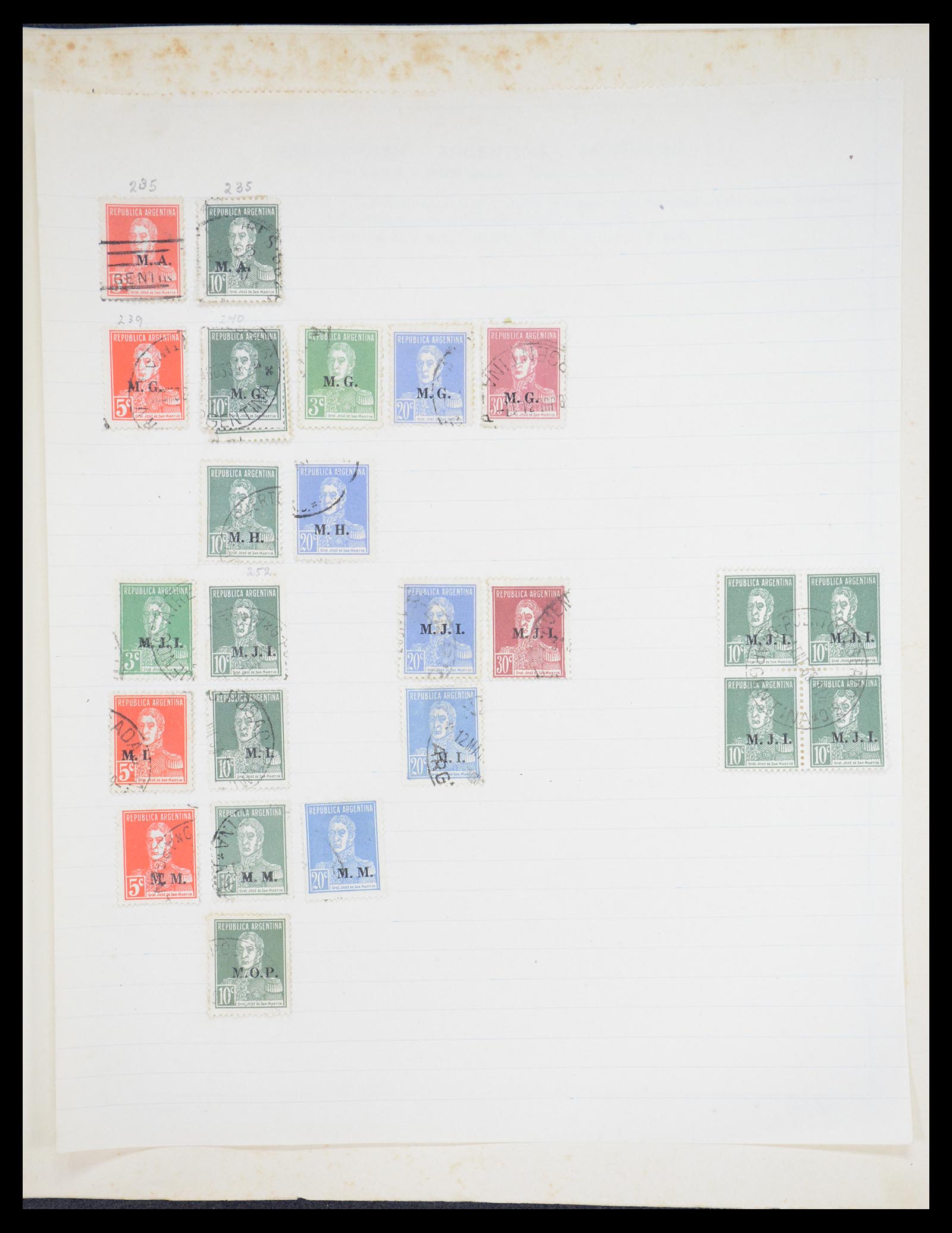 36440 026 - Postzegelverzameling 36440 Latijns Amerika 1870-1940.