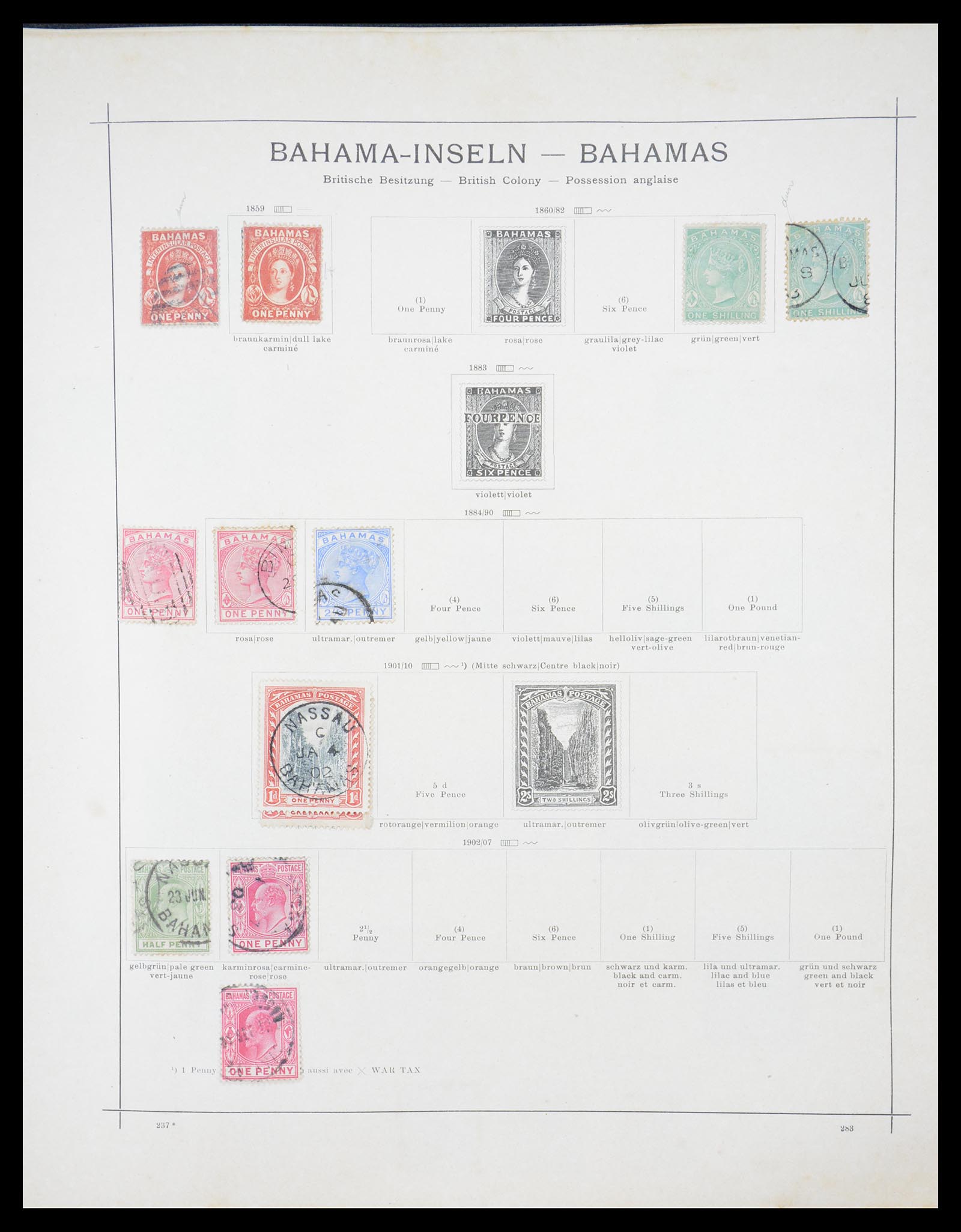 36440 027 - Postzegelverzameling 36440 Latijns Amerika 1870-1940.