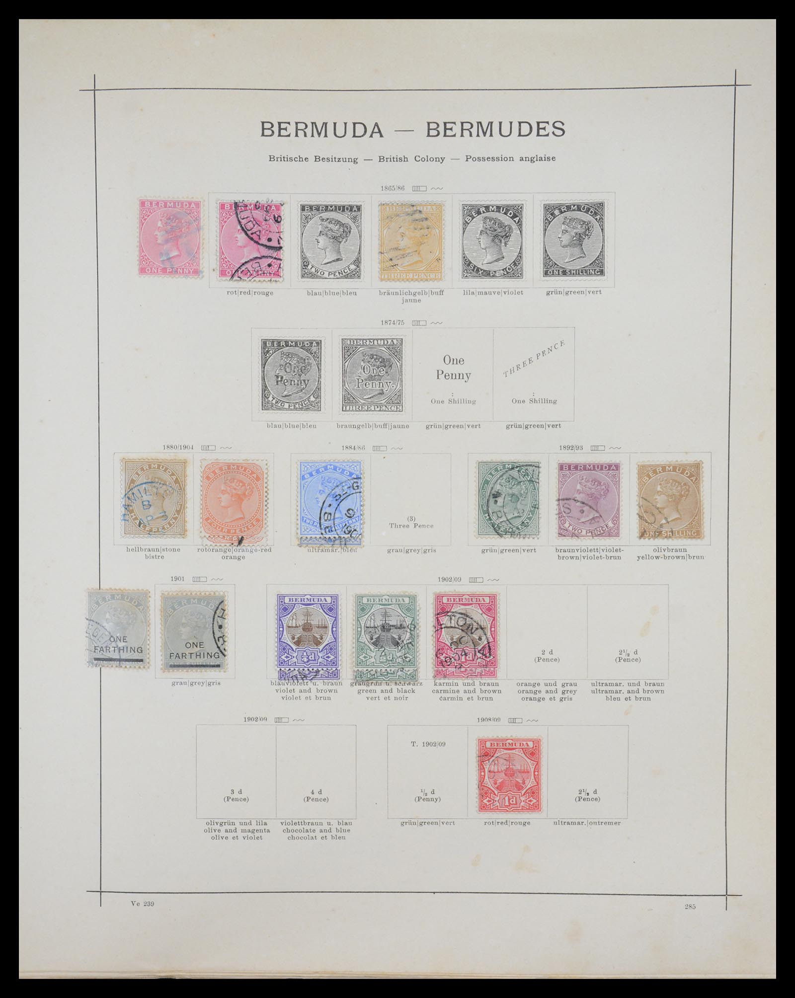 36440 037 - Postzegelverzameling 36440 Latijns Amerika 1870-1940.