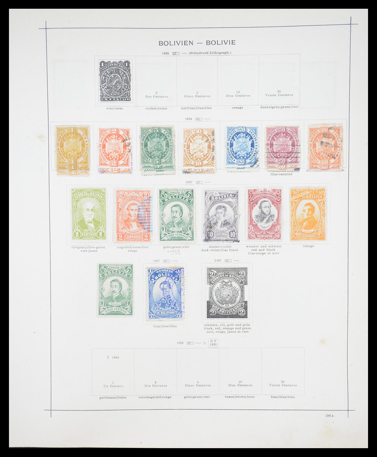 36440 042 - Postzegelverzameling 36440 Latijns Amerika 1870-1940.