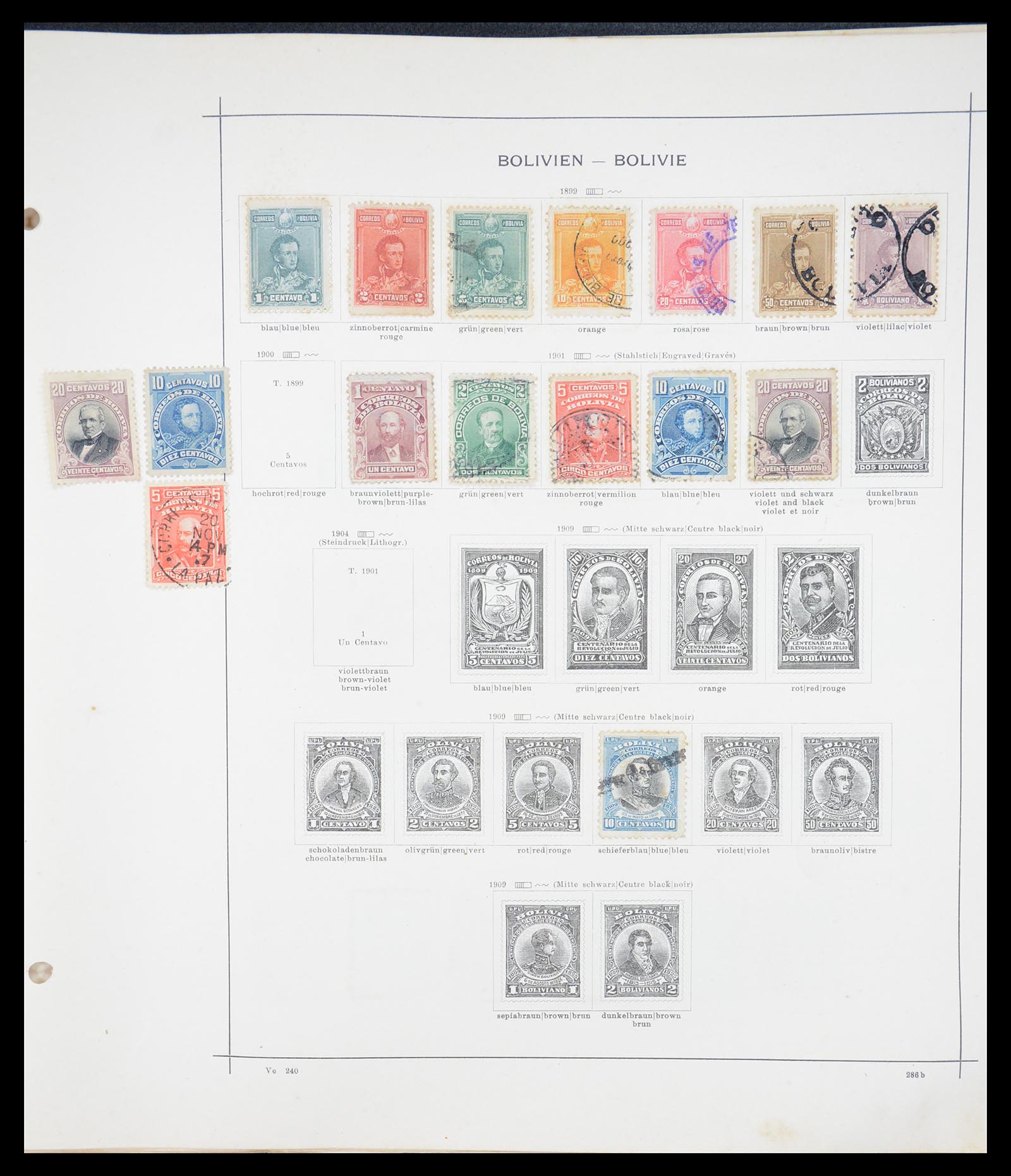 36440 043 - Postzegelverzameling 36440 Latijns Amerika 1870-1940.