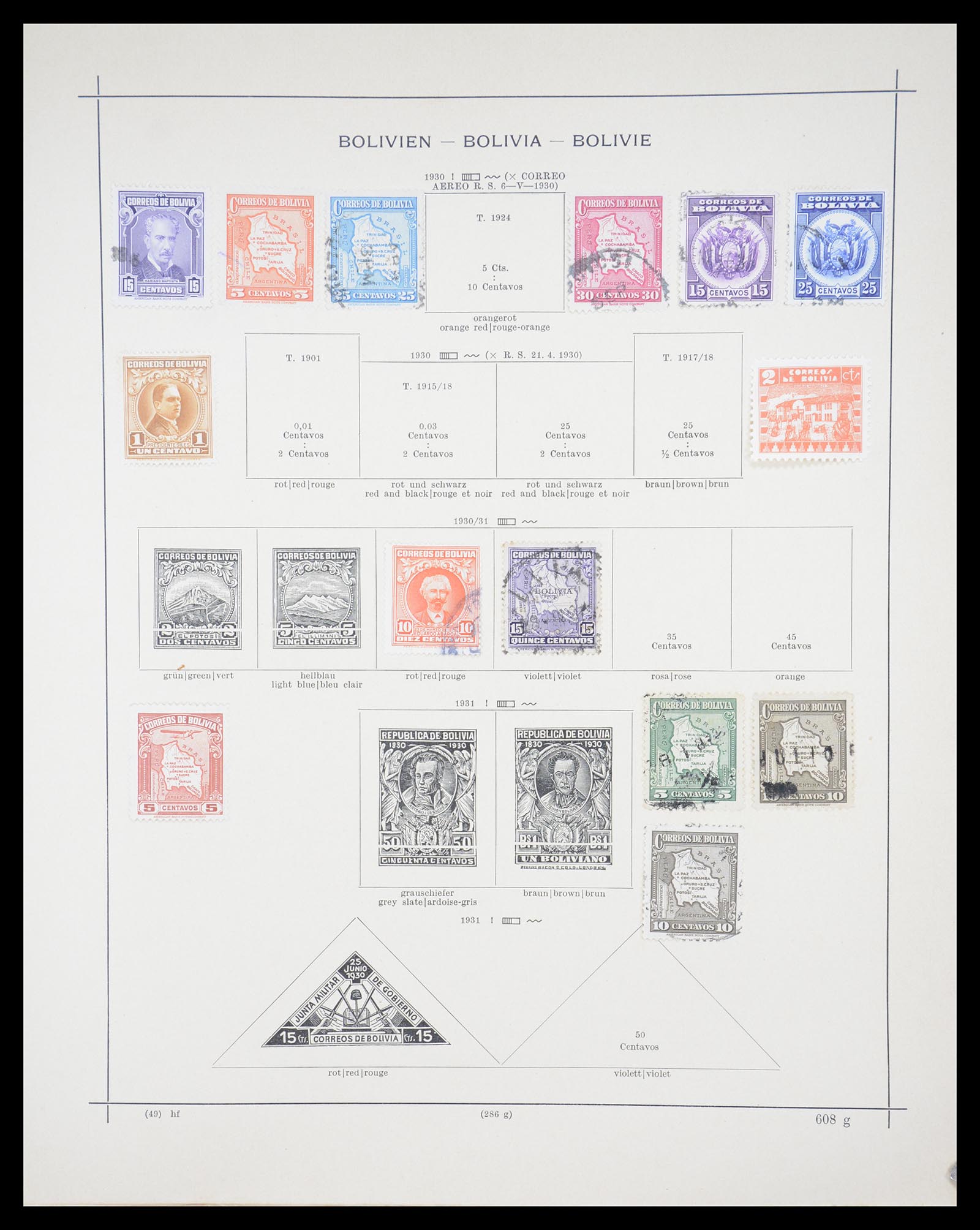 36440 047 - Postzegelverzameling 36440 Latijns Amerika 1870-1940.