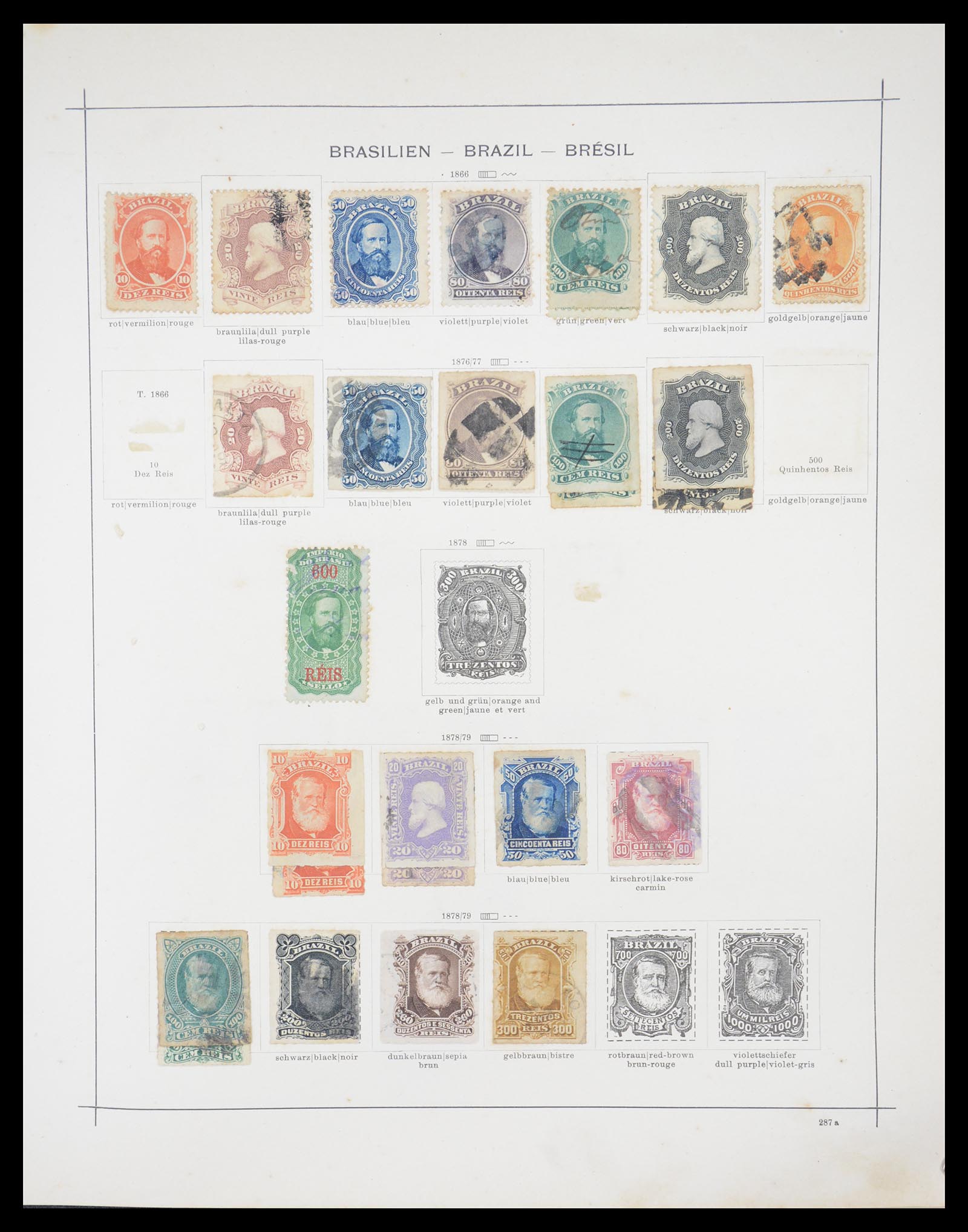 36440 051 - Postzegelverzameling 36440 Latijns Amerika 1870-1940.
