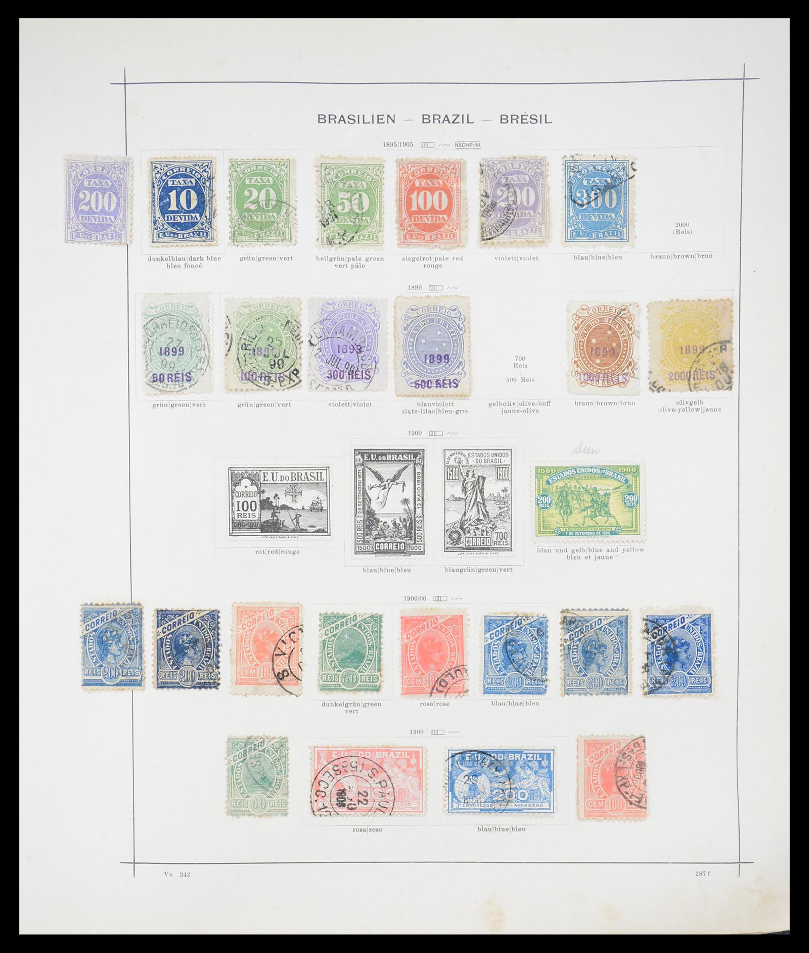 36440 056 - Postzegelverzameling 36440 Latijns Amerika 1870-1940.