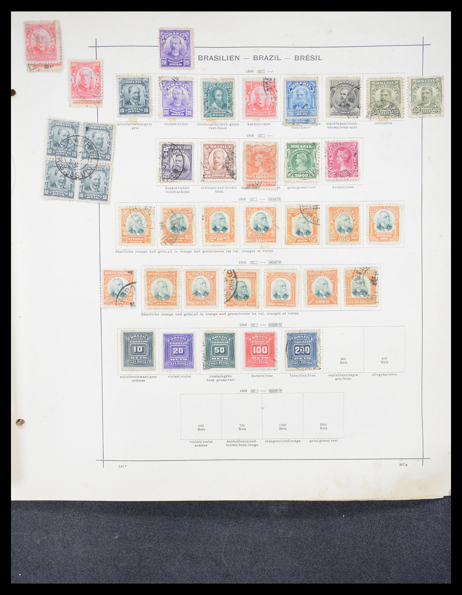 36440 057 - Postzegelverzameling 36440 Latijns Amerika 1870-1940.