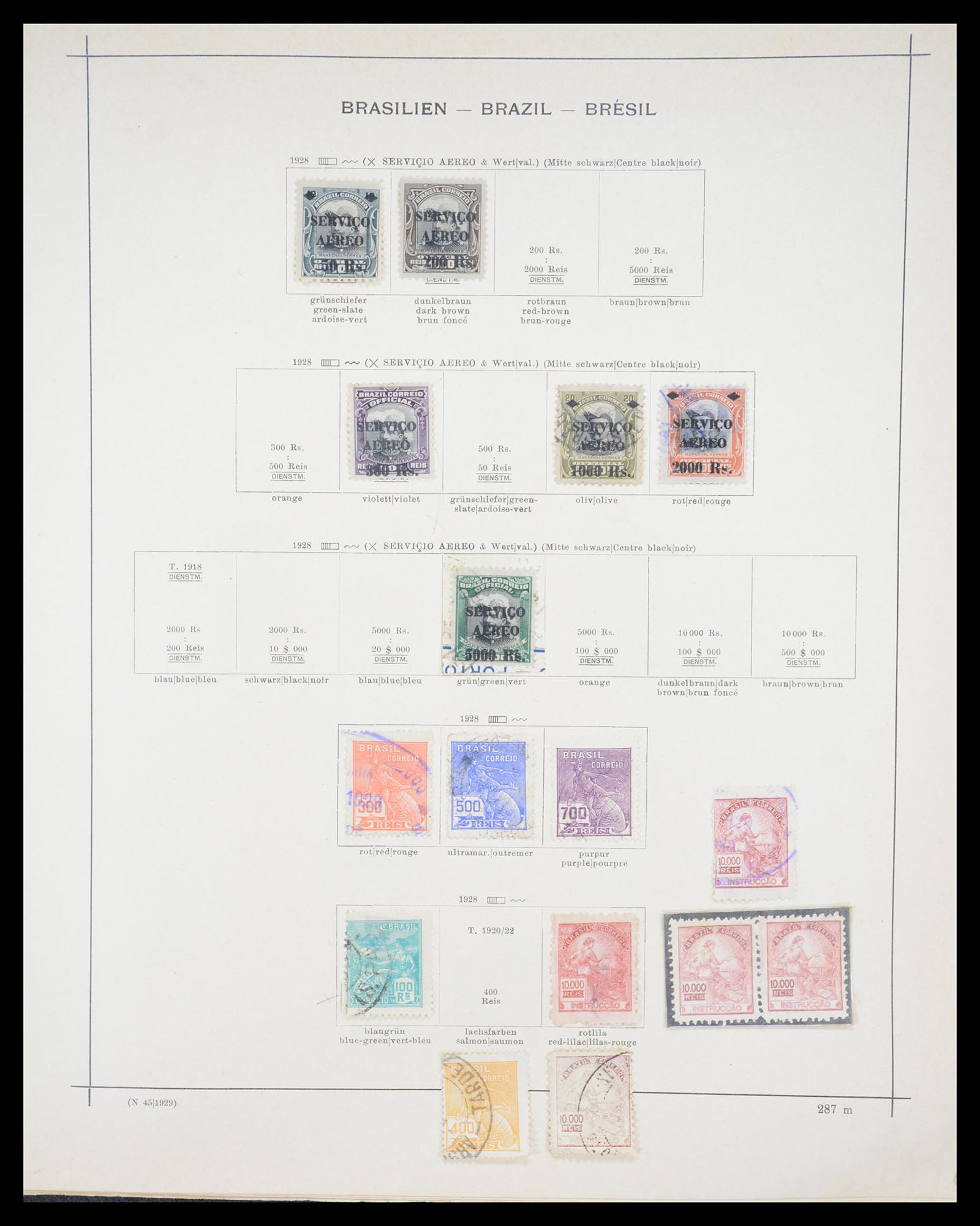 36440 063 - Postzegelverzameling 36440 Latijns Amerika 1870-1940.